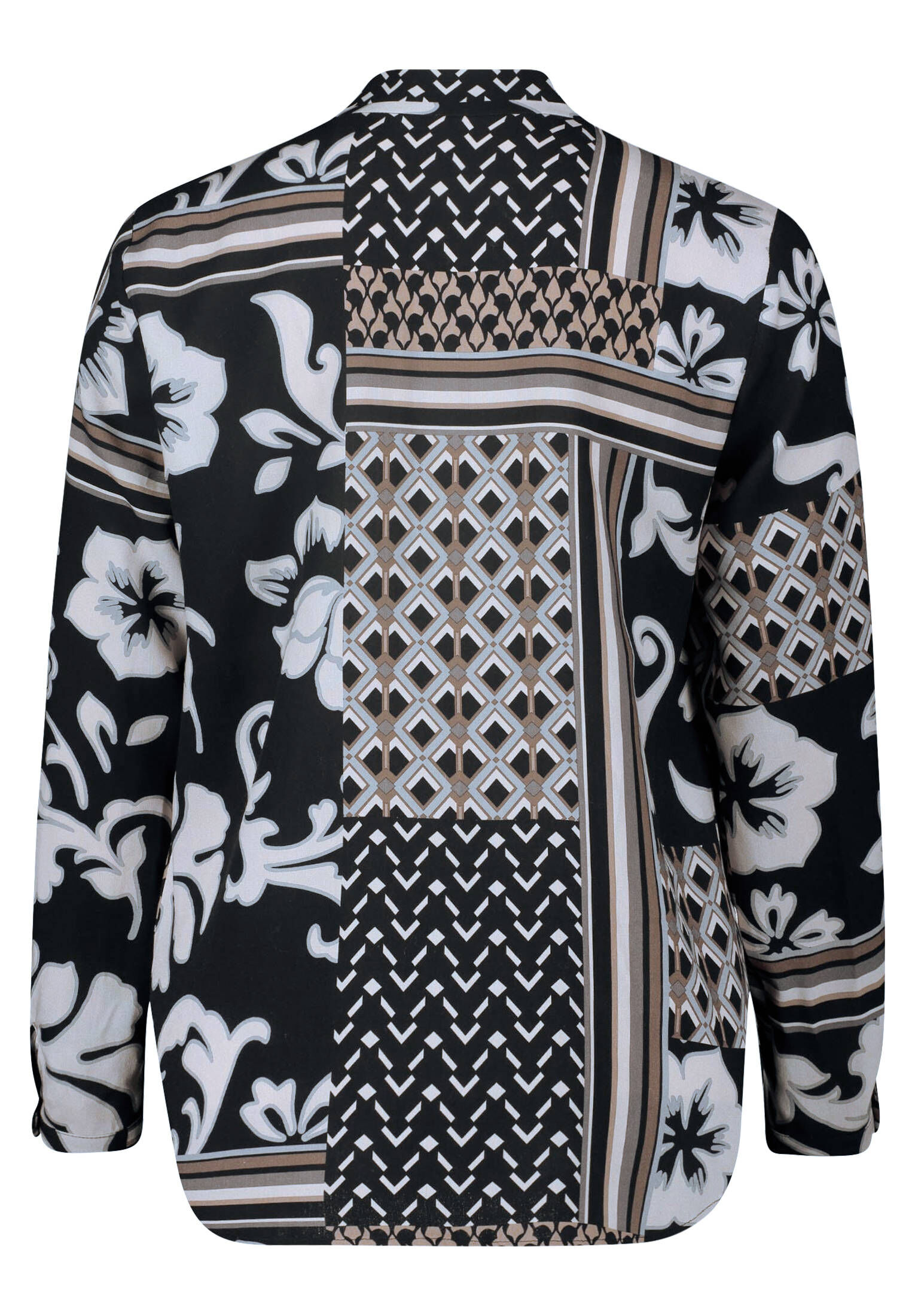 Betty Barclay Damen Bluse – Schlupfbluse Mit Stehkragen & 3/4-Ärmeln, Ausstellungs-Schnitt