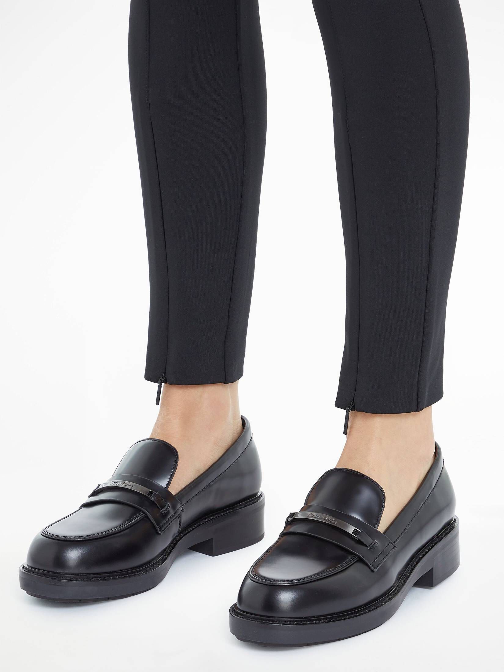 Damen-Loafer Mit Breiter Passform – Leder, Quastendetail, Schlupfschuh, Größe 37-42
