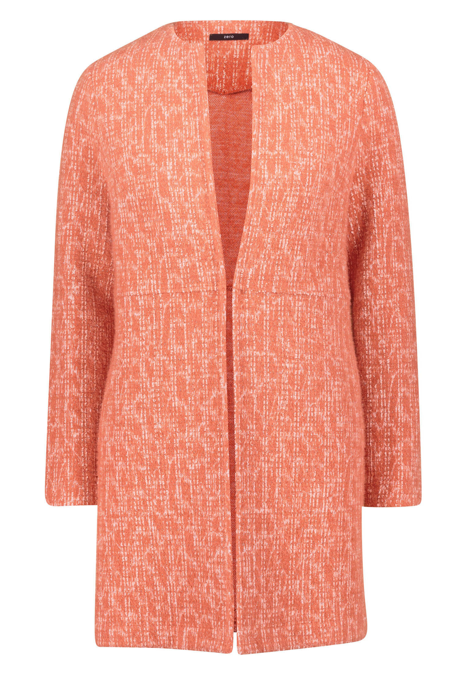 Zero Damen Strickjacke - Grobstrick Mit V-Ausschnitt & Langarm