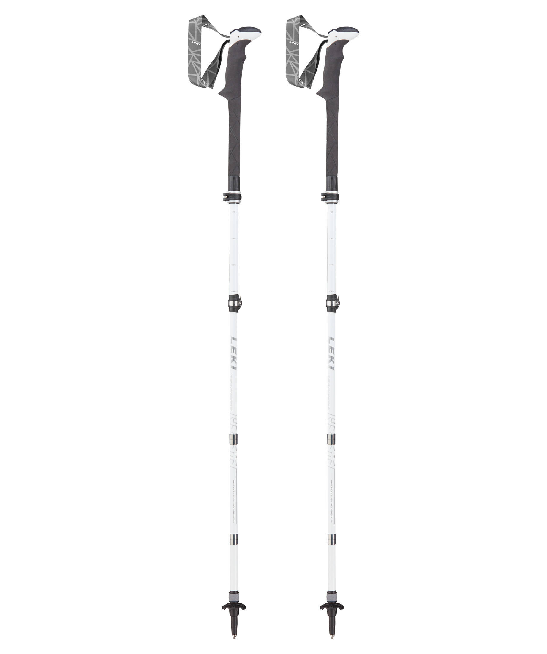 Schwarz//Grau Micro Vario Carbon Strong Faltstock Leki
