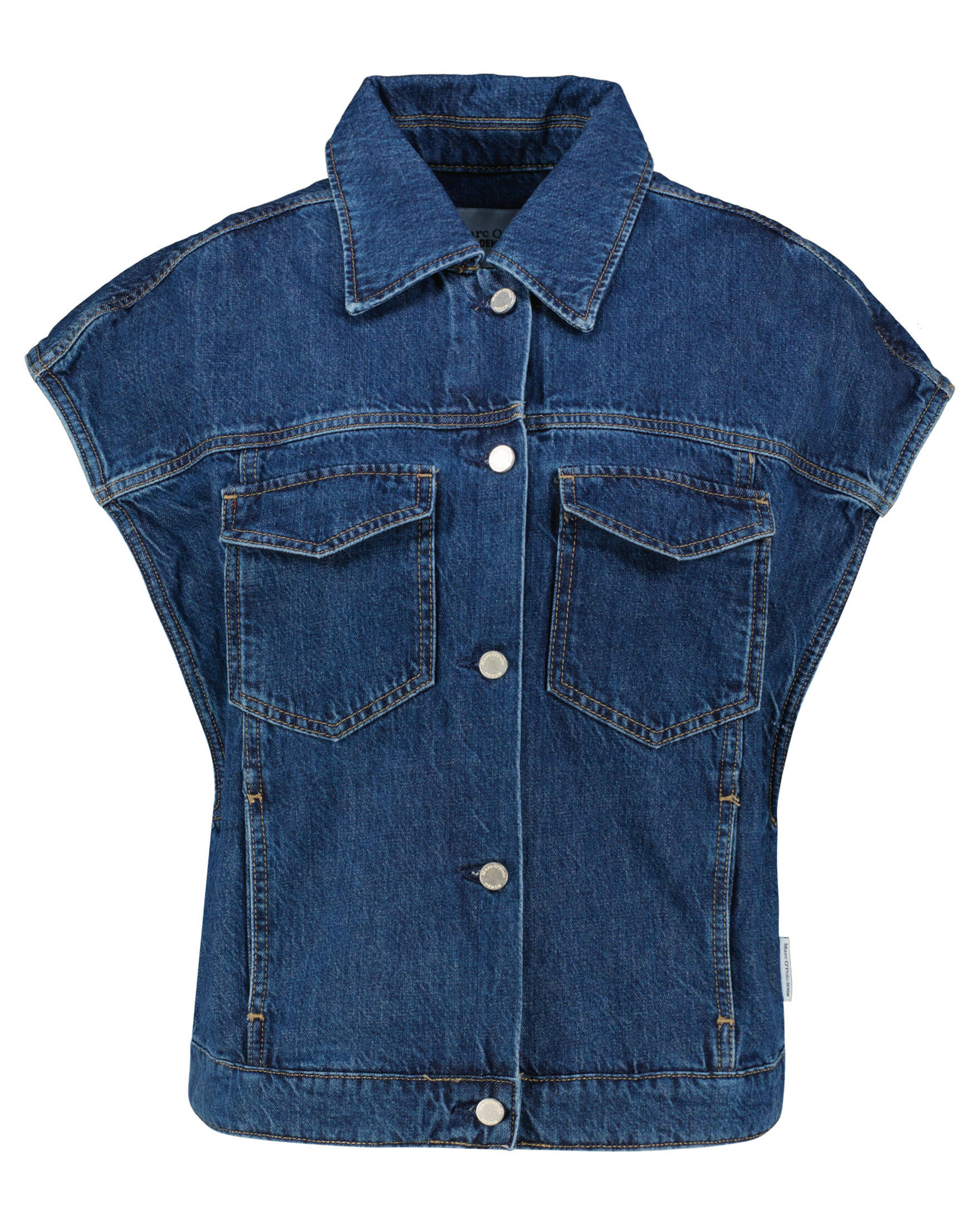 Jeansweste Herren Jeansweste Blau Blue Denim Denim Vest Jeansweste