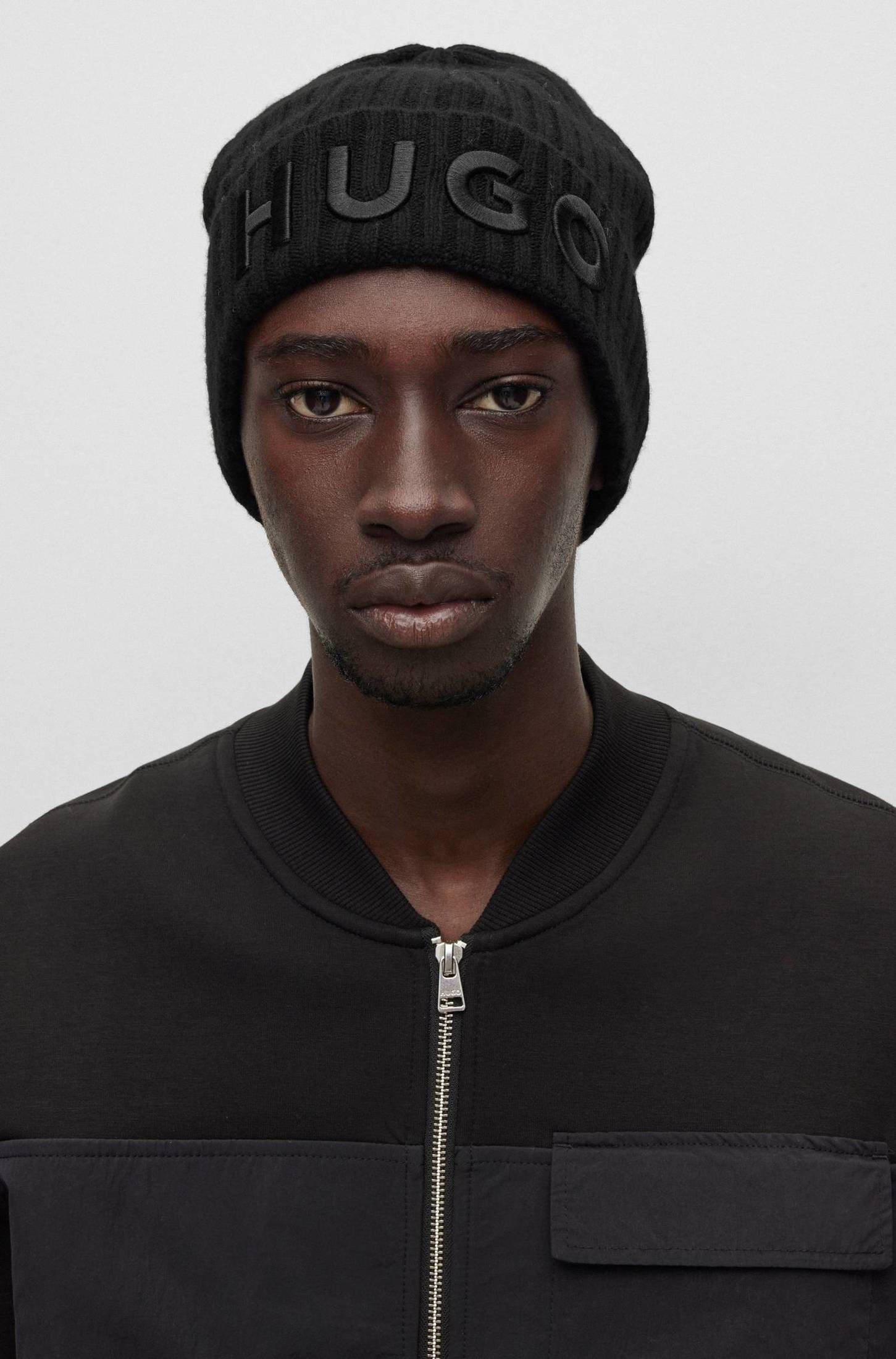 HUGO Herren Anzug - Business Anzug Aus Wollmix Mit Elastan