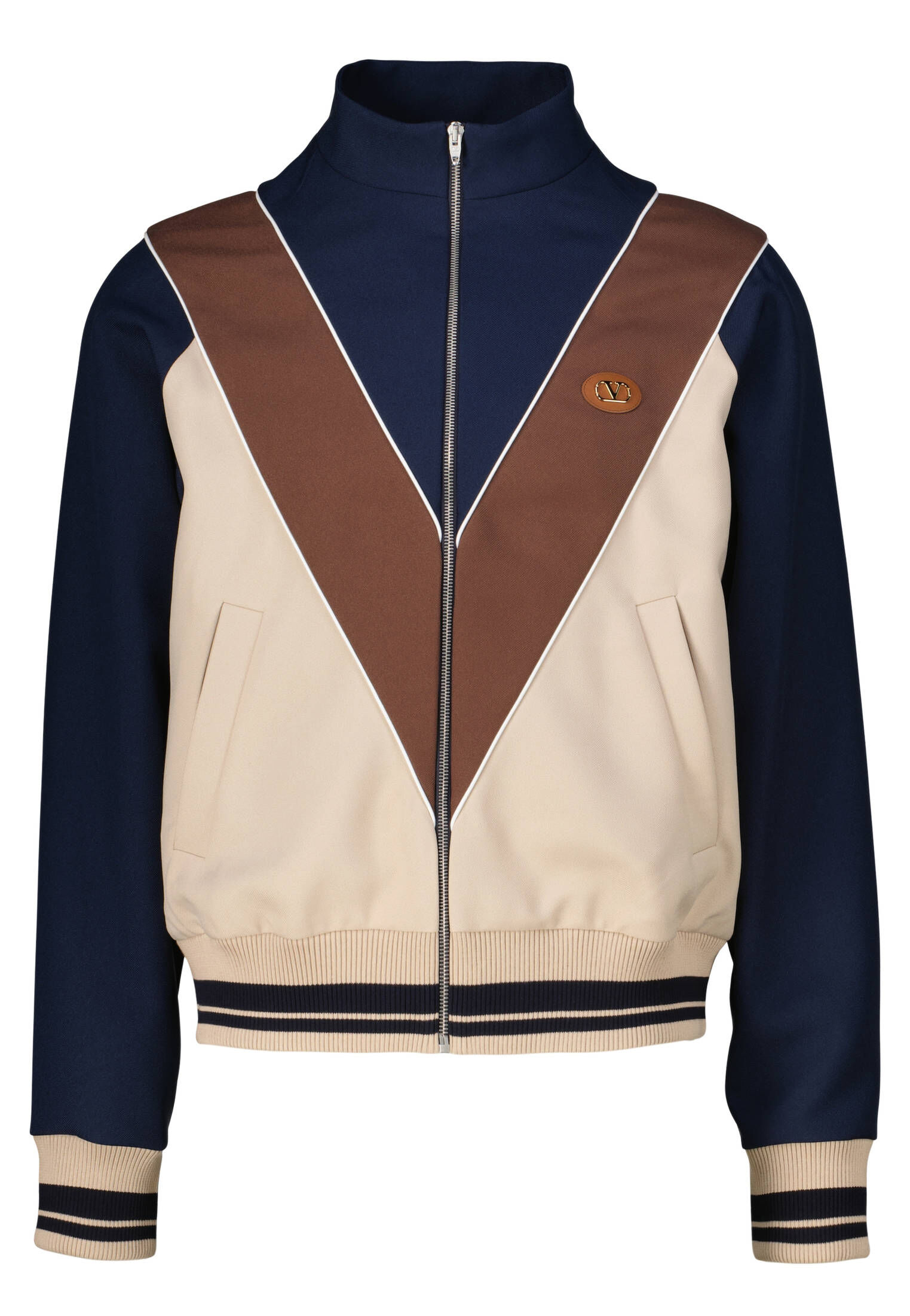 Valentino Herren Sweatjacke mit VLogo in blau kaufen engelhorn