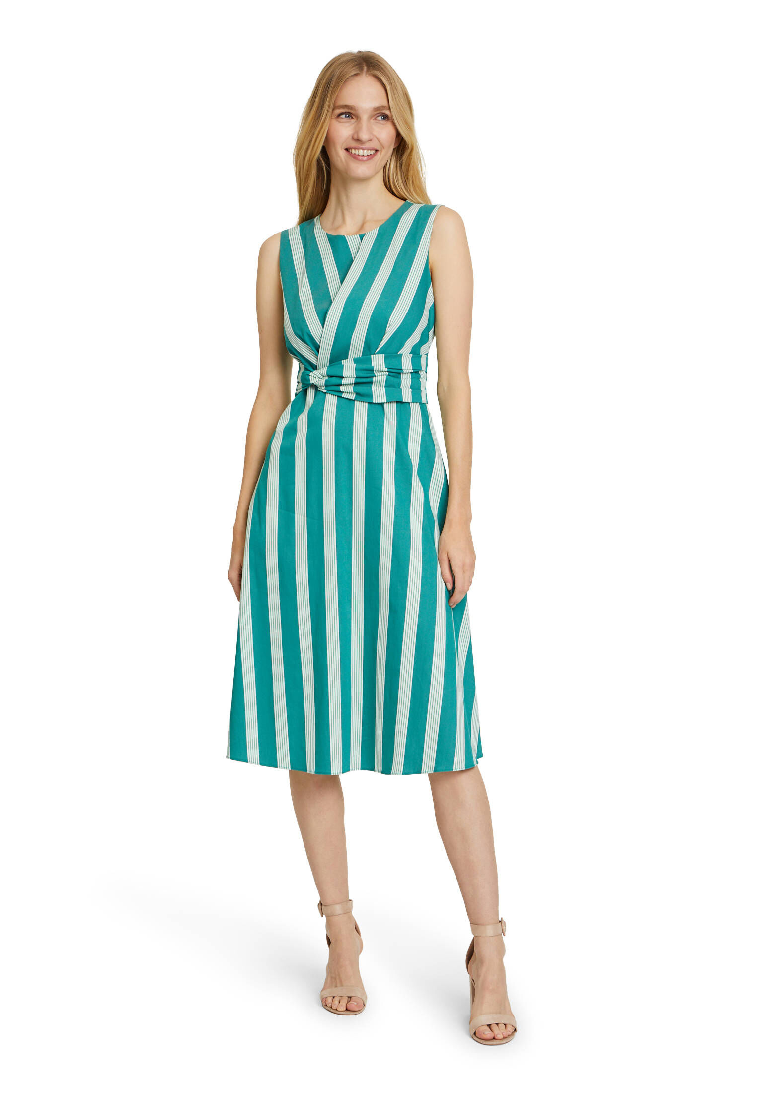 Sommerkleid Mit Blumenmuster V-Ausschnitt Böhmisch Produktbild-Vorschau 2
