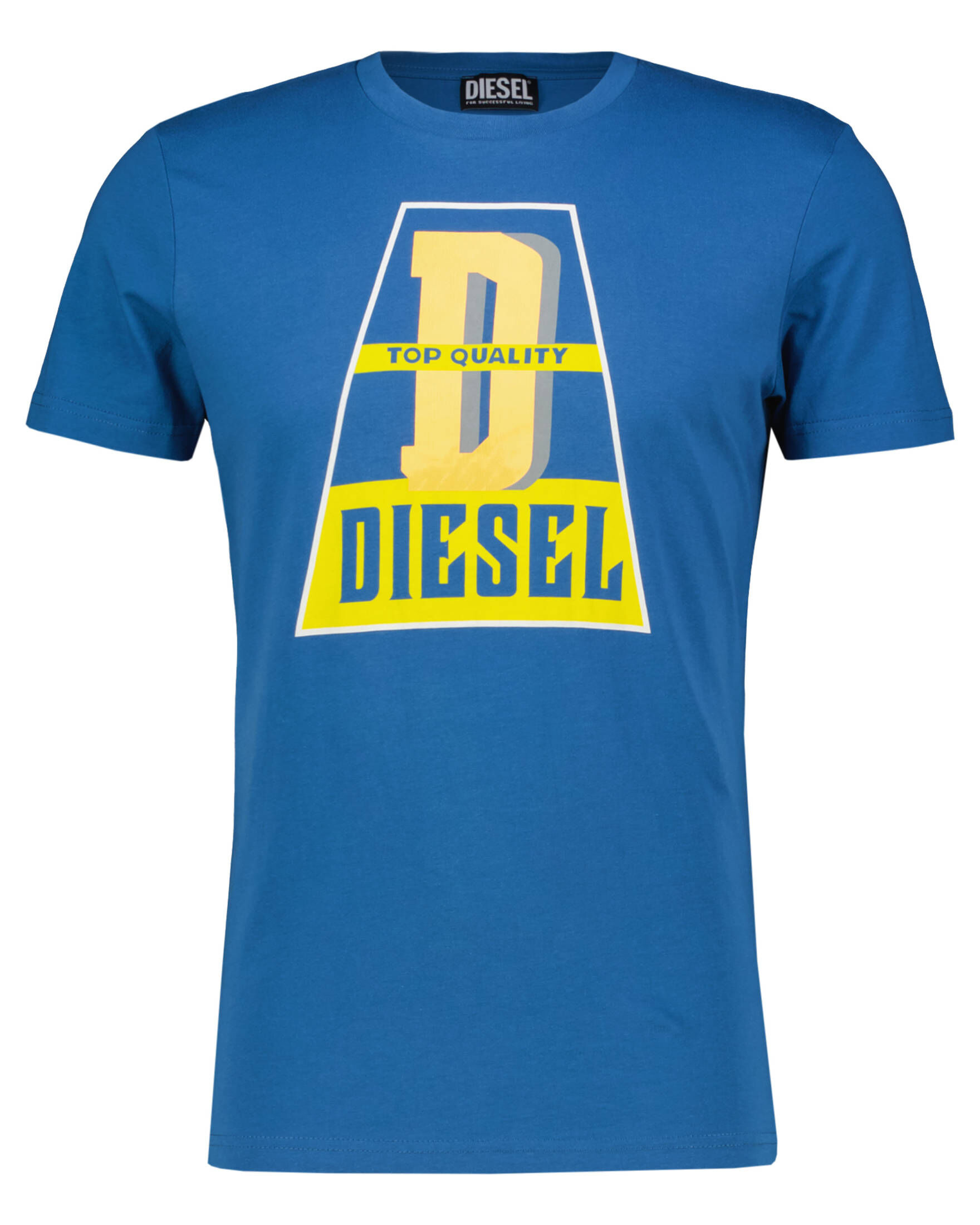 Diesel Herren T-Shirt – Lässiges Streetwear-Shirt Mit Stretch
