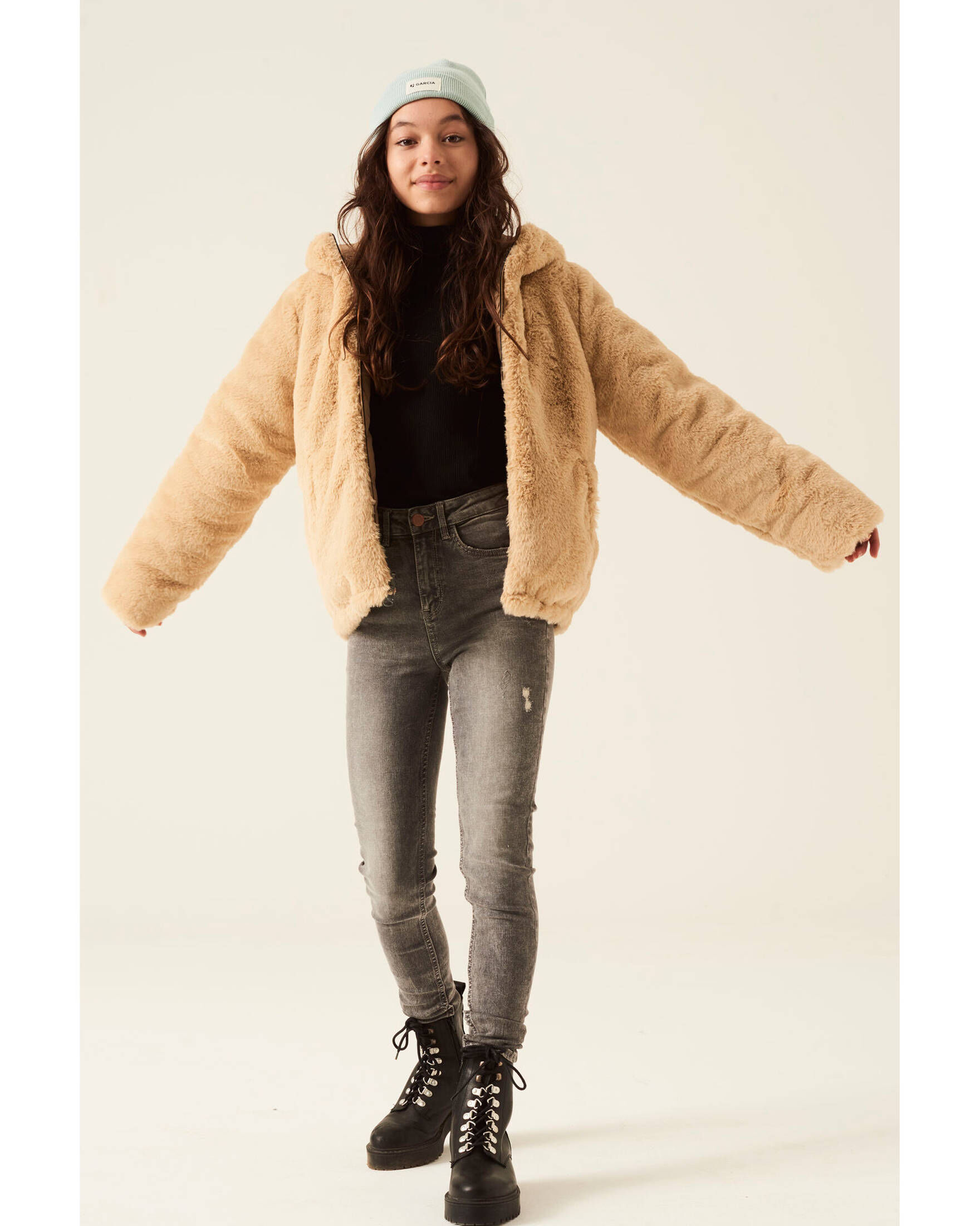 La-V Mädchen Jacke Festlich - Mit Aufgesetzten Taschen