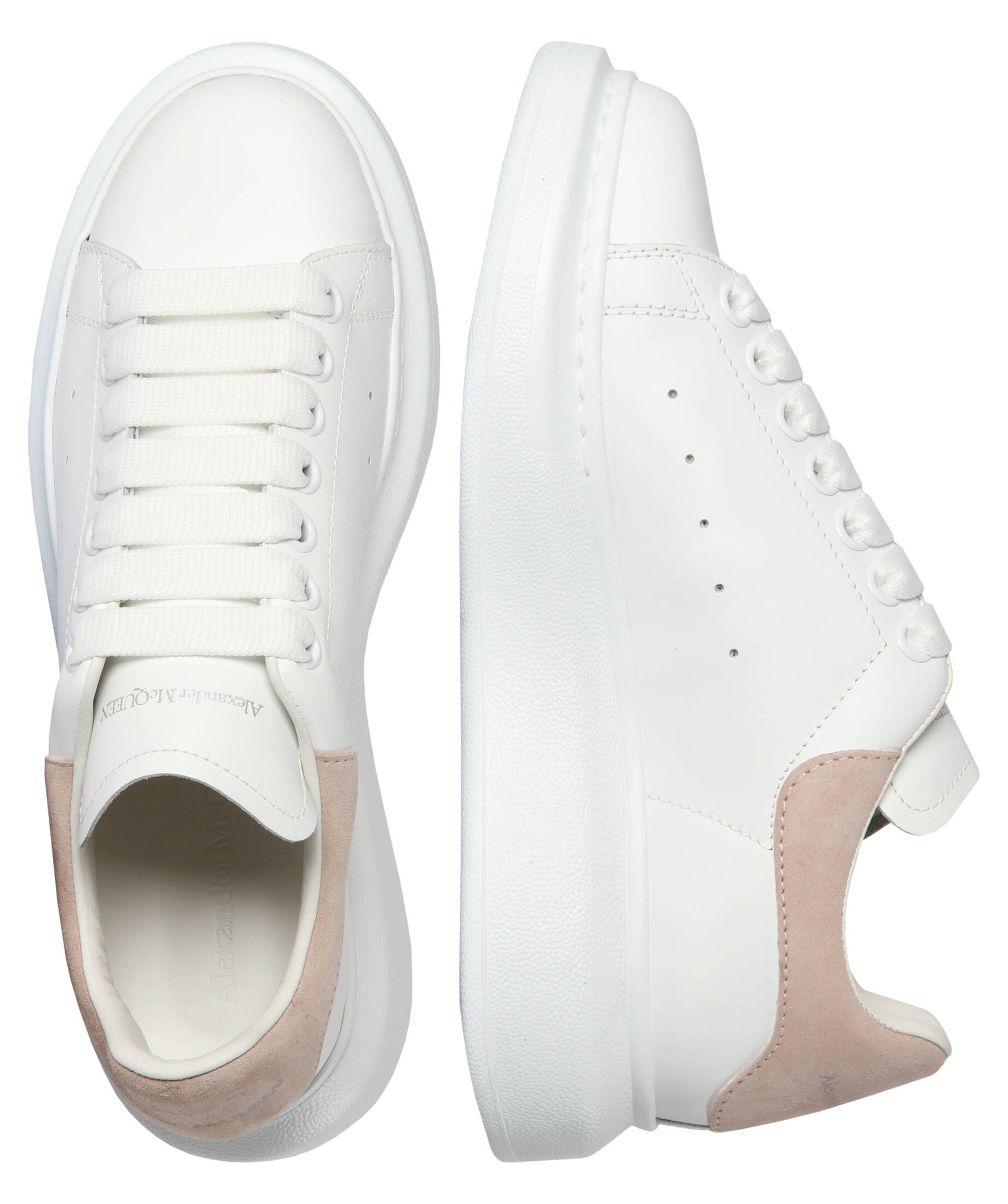 Alexander McQueen Sneakers aus Leder - Weiß - Größe 45 - 42039372