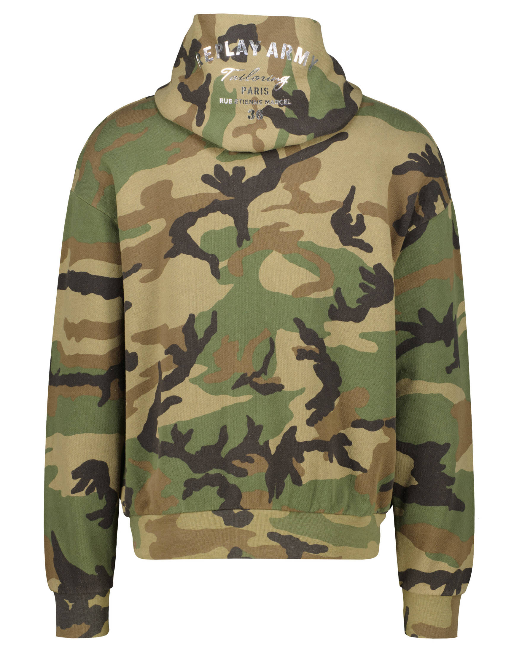 Replay Damen Hoodie "Second Life" - Kapuzenpullover Aus Bio-Baumwolle, Lässiger Schnitt
