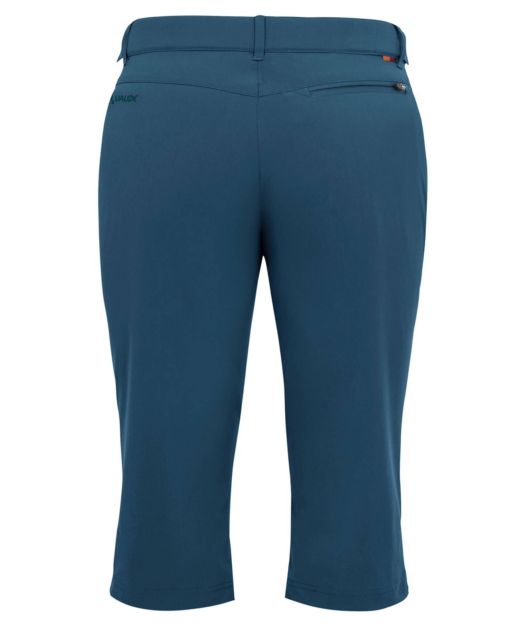 VAUDE Damen Outdoorhose WO FARLEY STRETCH CAPRI T-ZIP PANTS in grün