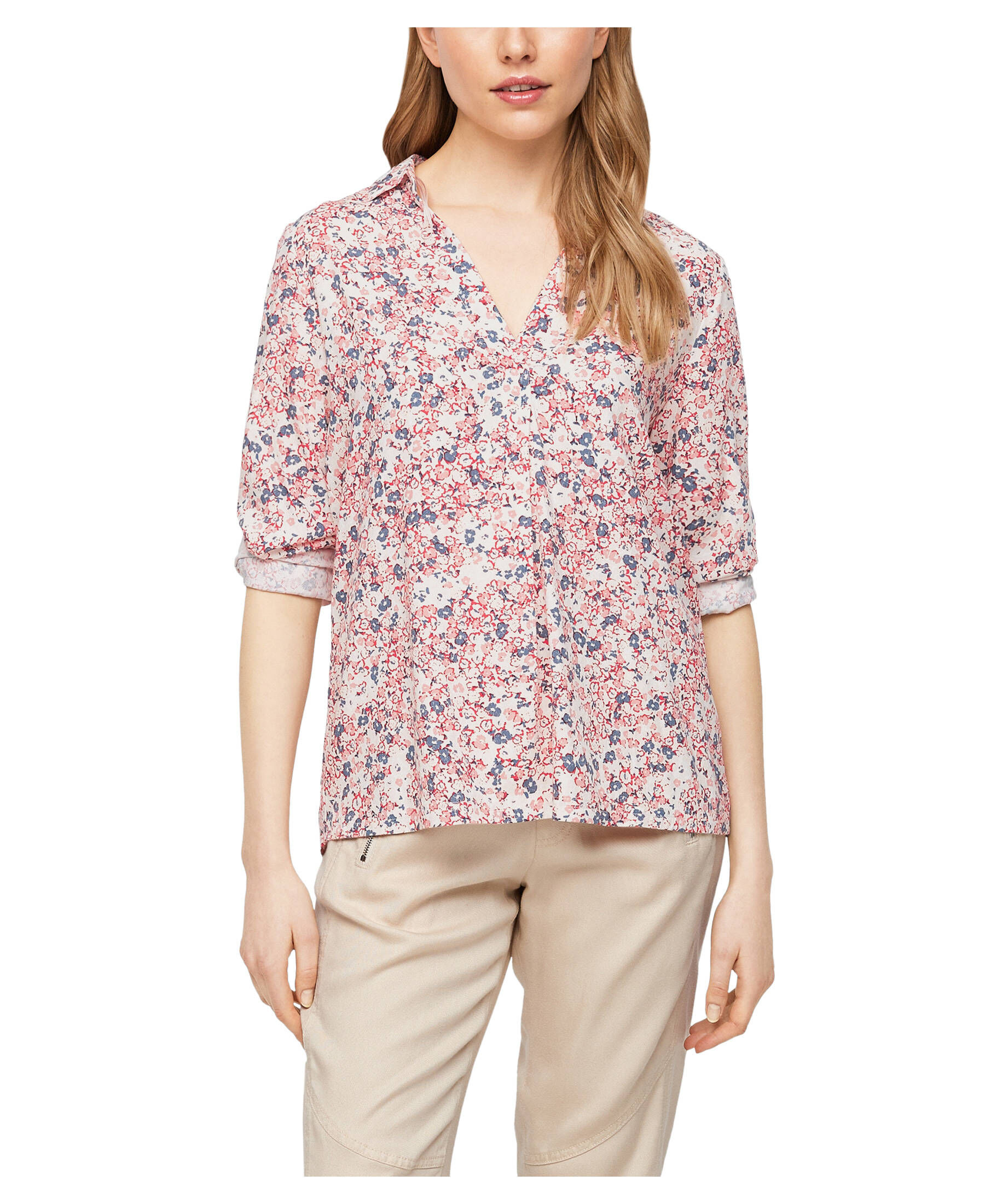 S.Oliver Damen Bluse Langarm – Klassisches Modell, Vielseitig Kombinierbar Für Business & Freizeit