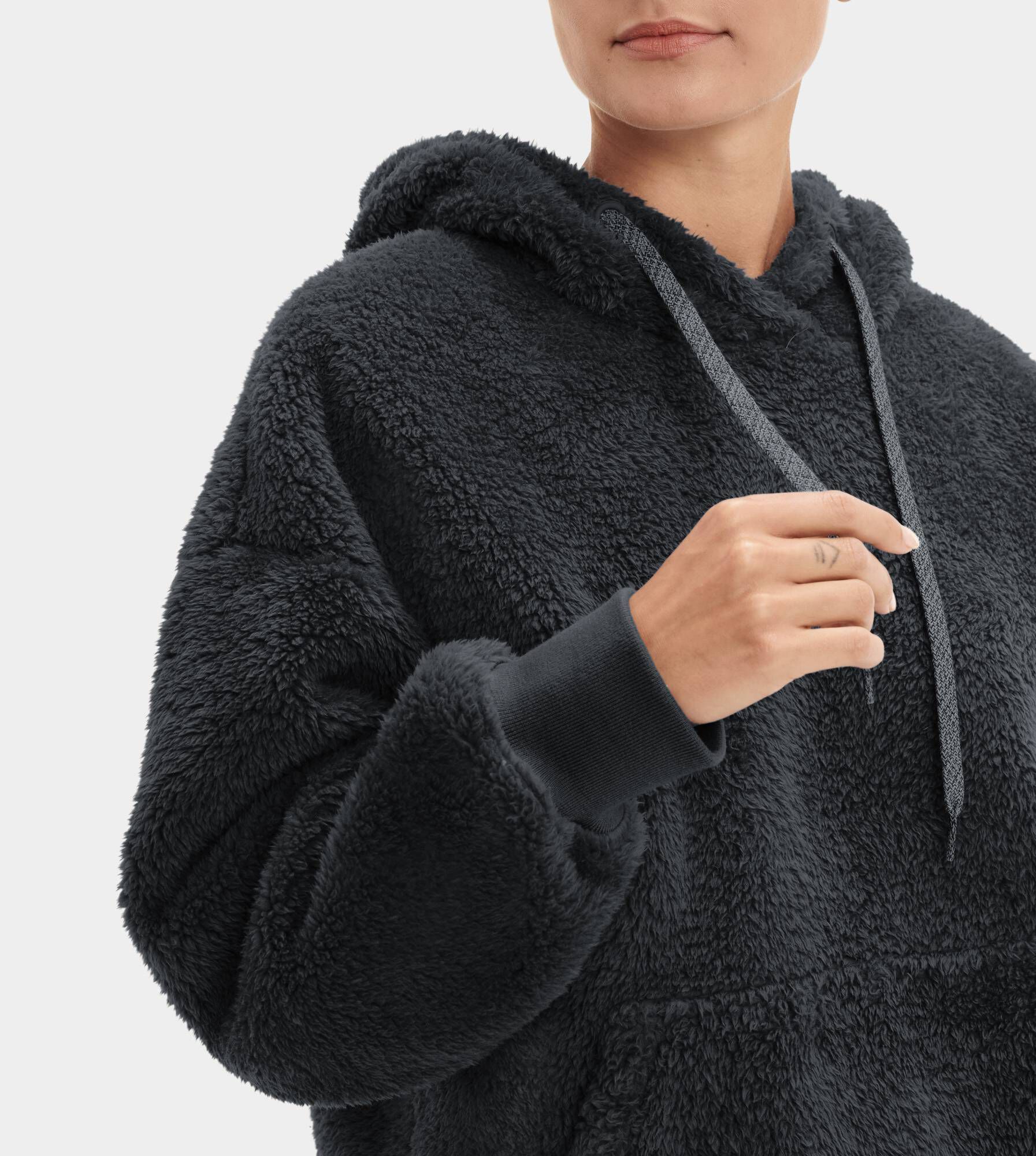 Herbst Pullover Damen Mit Teddy-Fleece - Oversize Hoodie Warm & Gemütlich