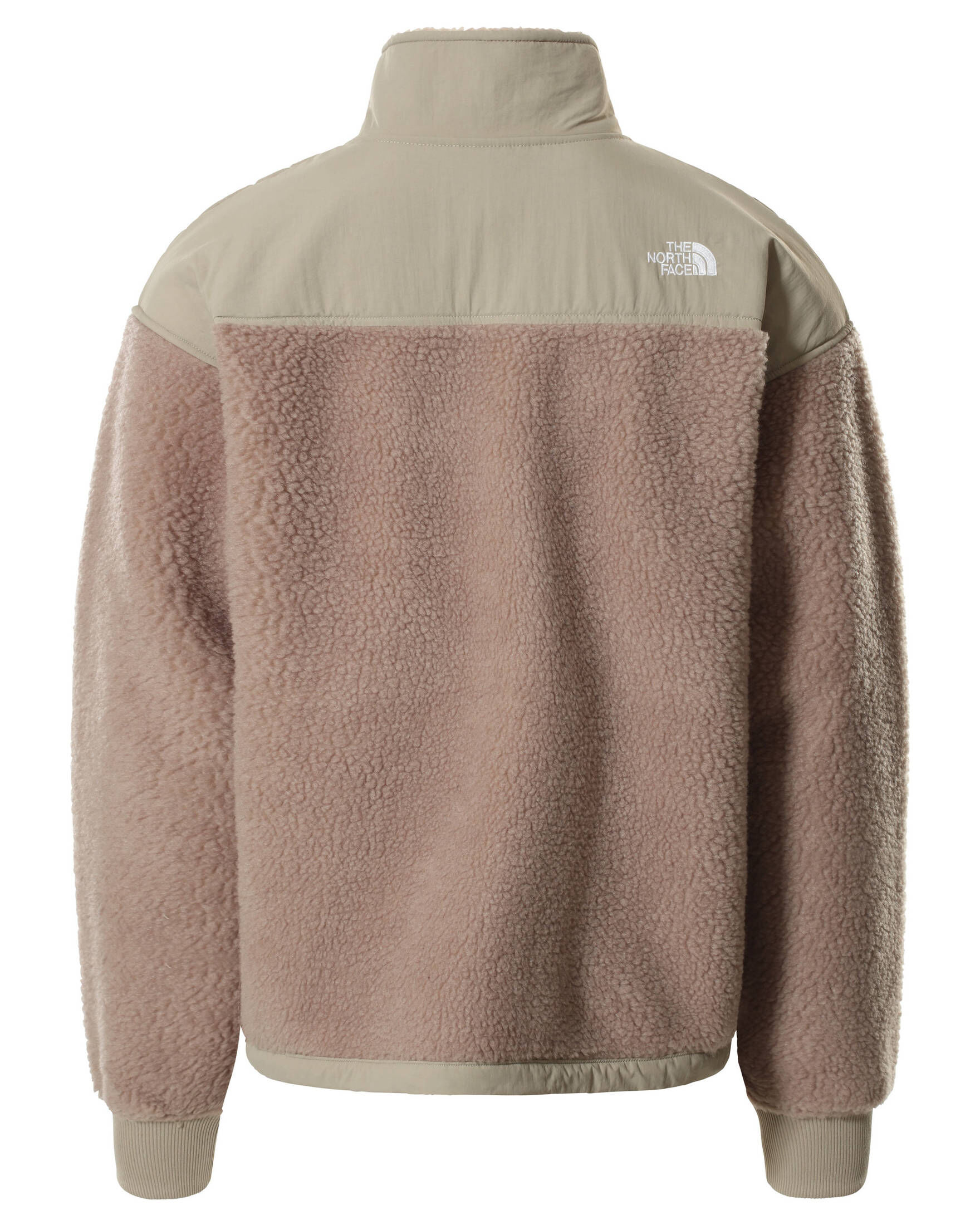 the north face sherpa 1 4 zip fleece in black