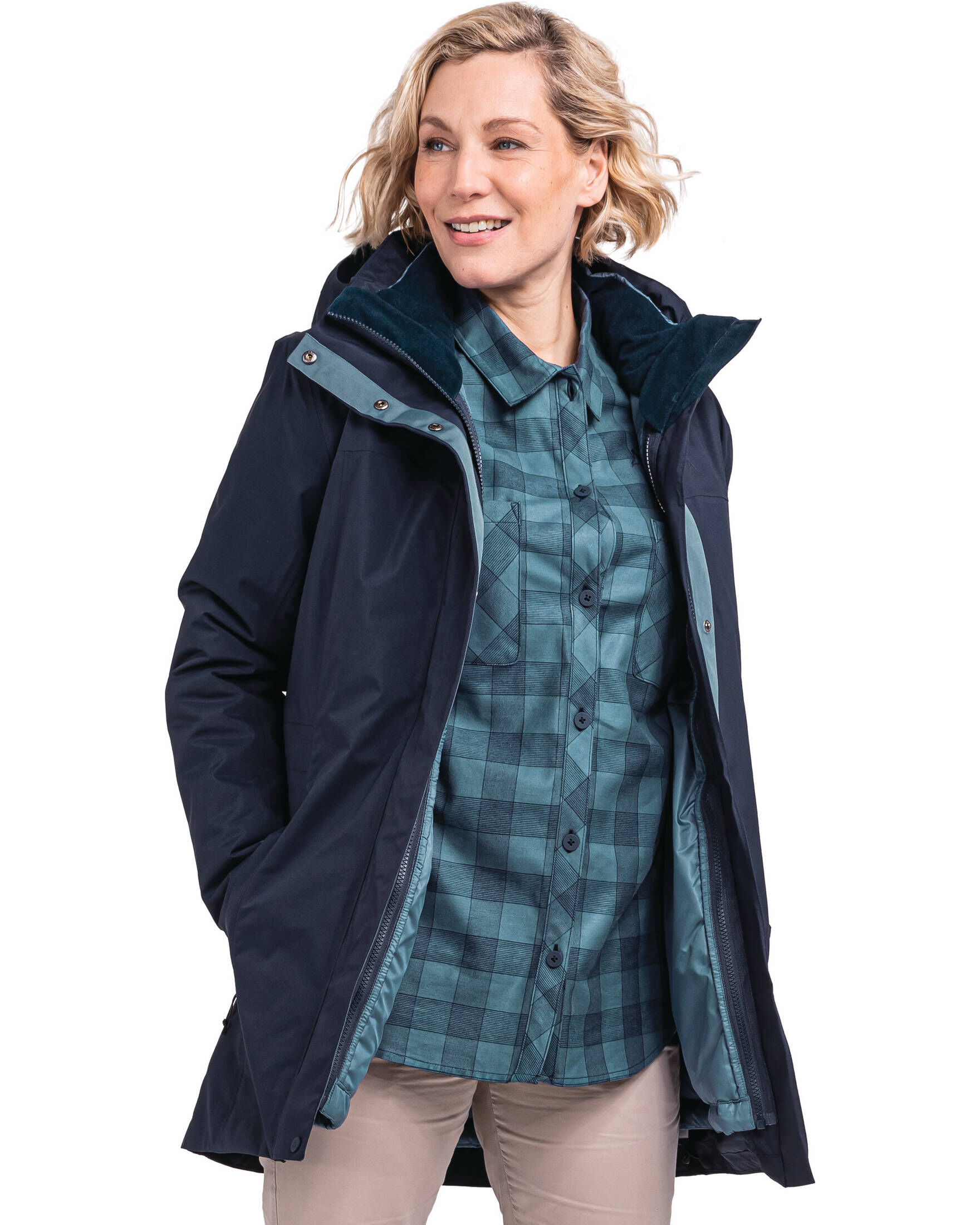 SCHÖFFEL Damen Doppeljacke 3in1 Parka Barth L Online