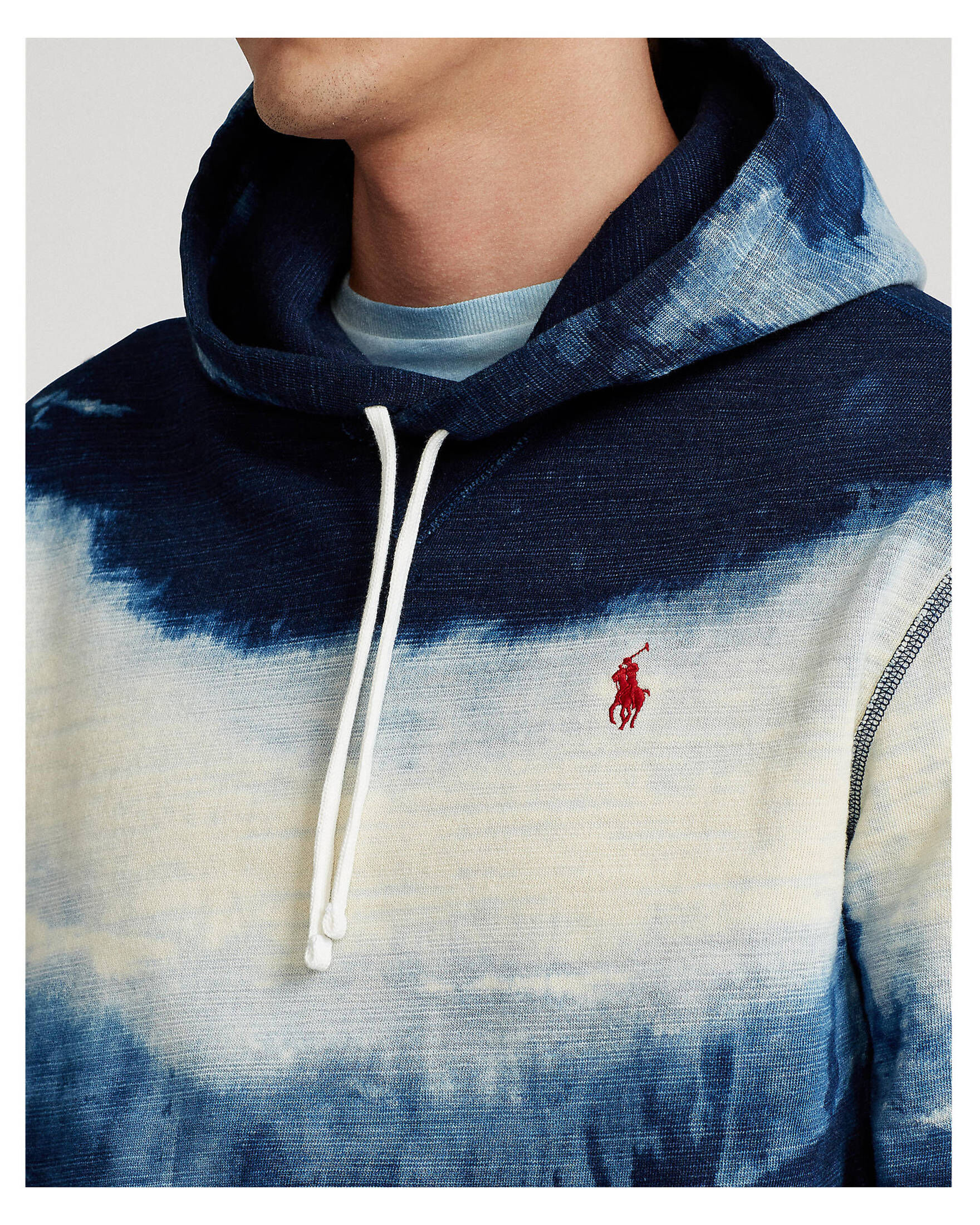 Batik Herren Designer Hoodie Oversize Hoodie Mit Gebleichtem Batik