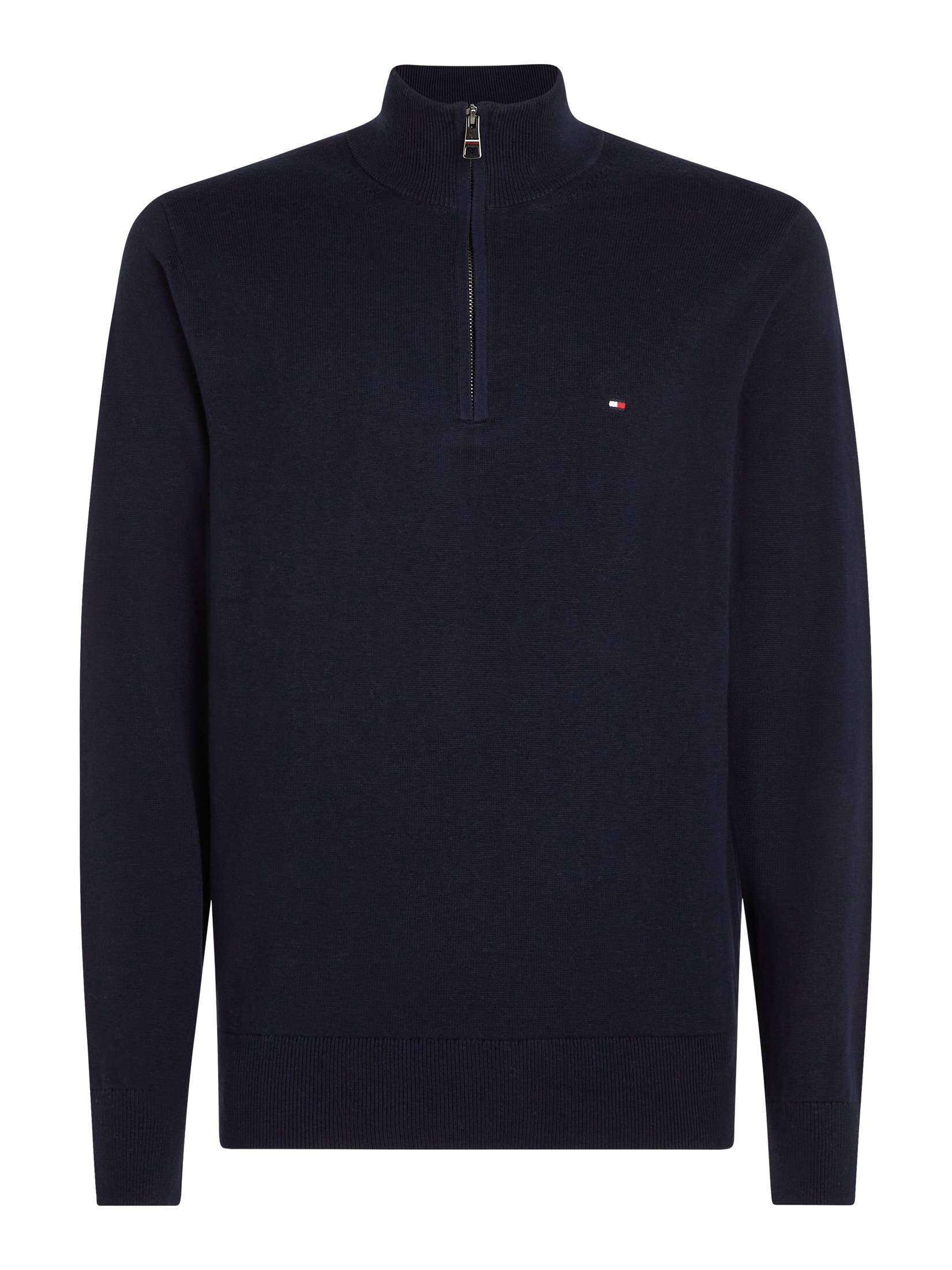 Tommy Hilfiger Herren Strickpullover mit Bio-Baumwolle Regular Fit