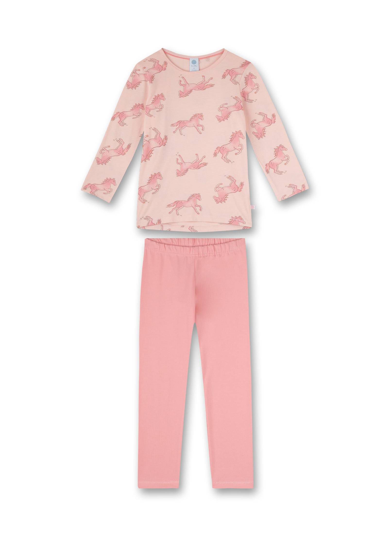 Sanetta Schlafanzug long beige girls Pajama set