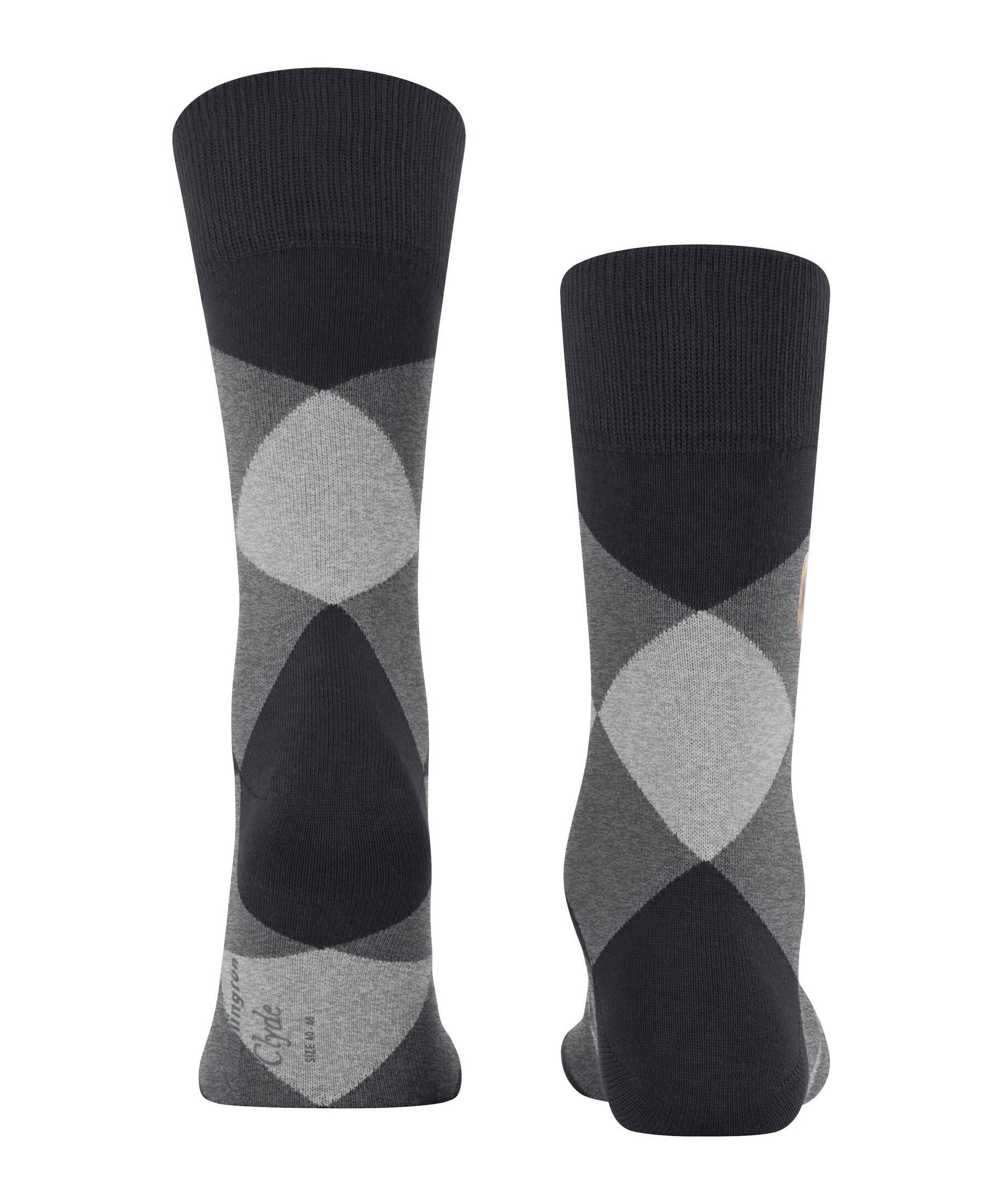 Burlington Herren-Socken 'Henley' – Gemustert, Baumwolle, Größe 40-46, 1 Paar