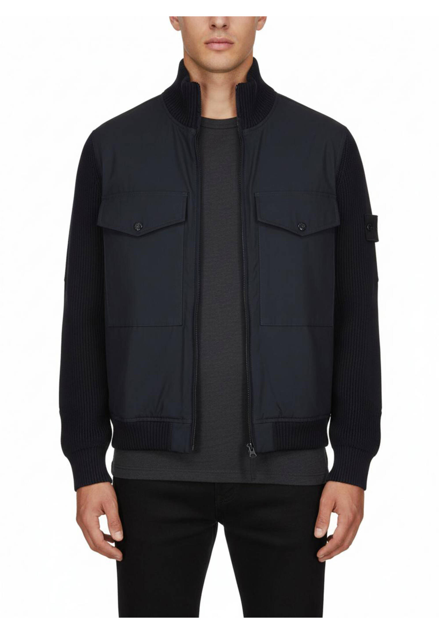 Luxus Blouson Blau Herren Fotos
