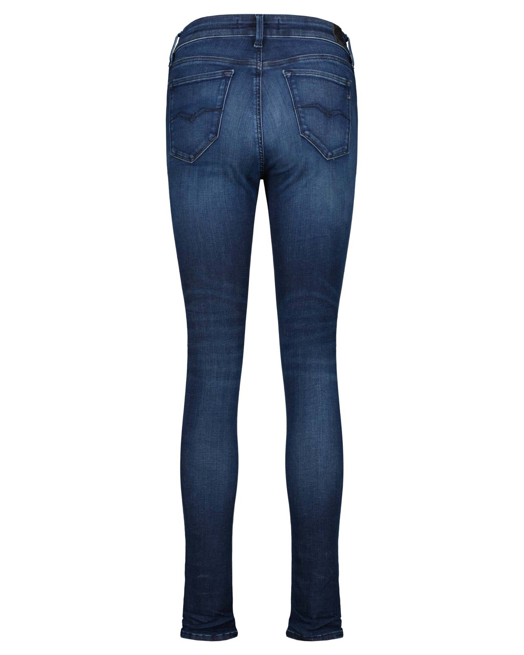 Replay Damen Jeans Luzien Skinny-Fit Mit Power Stretch – Dark Grey, Hohe Taille
