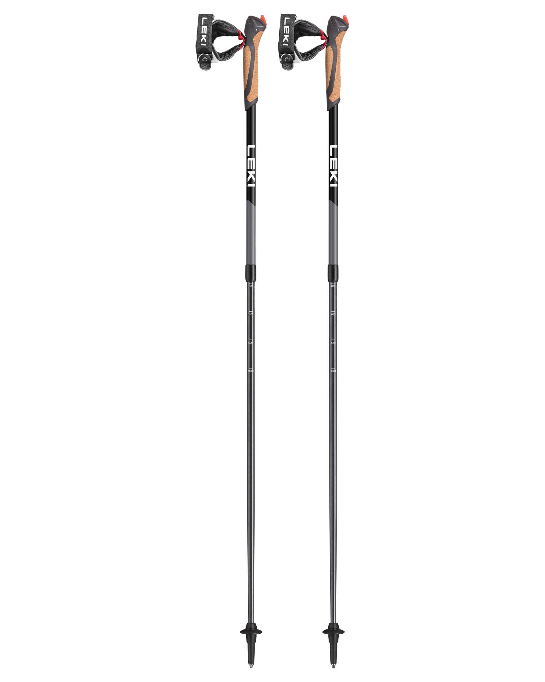 Leki Flash Carbon - Nordic-Walking-Stöcke Green Metallic - black - Neon