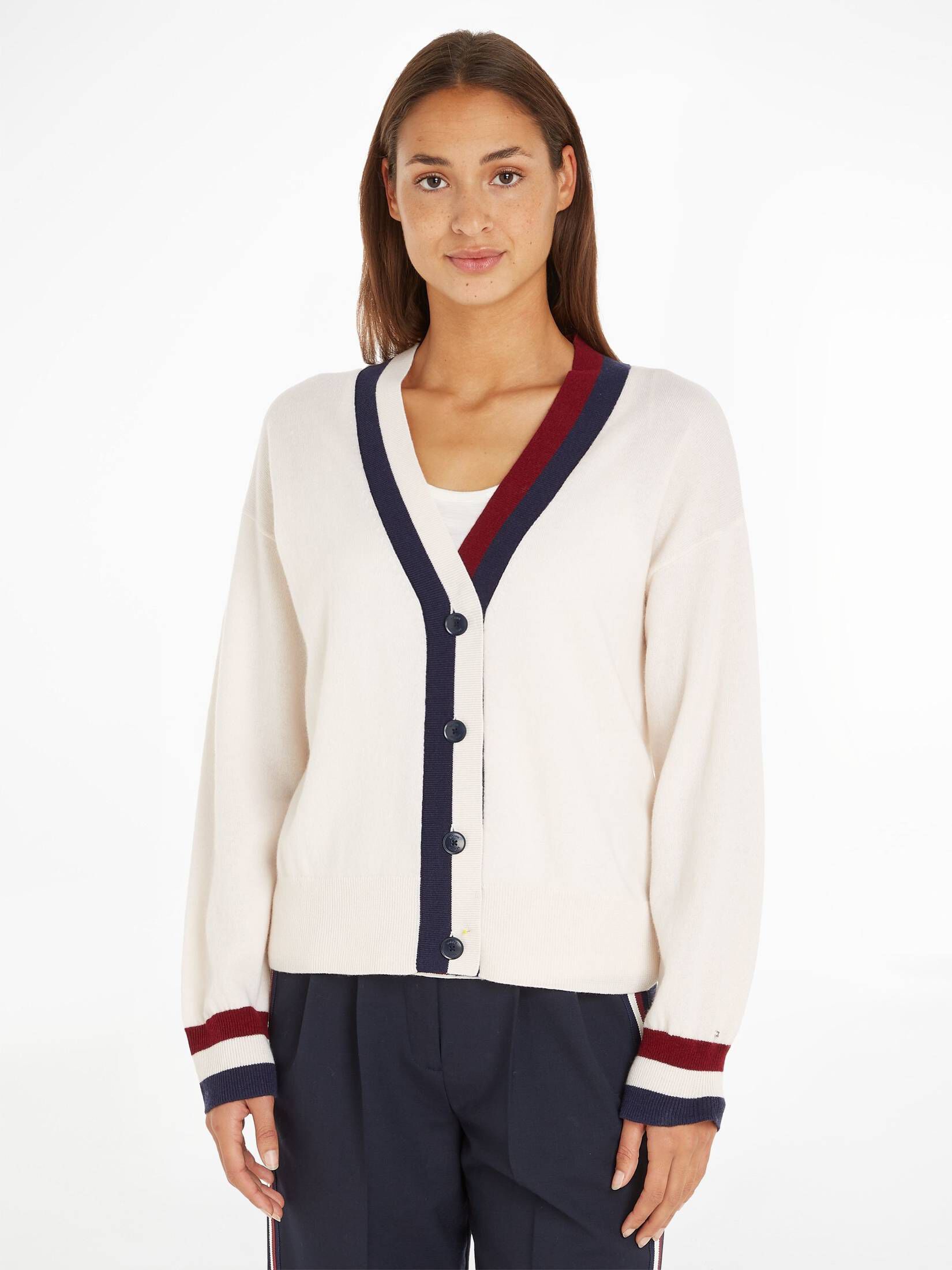 tommy hilfiger strickjacke damen sale