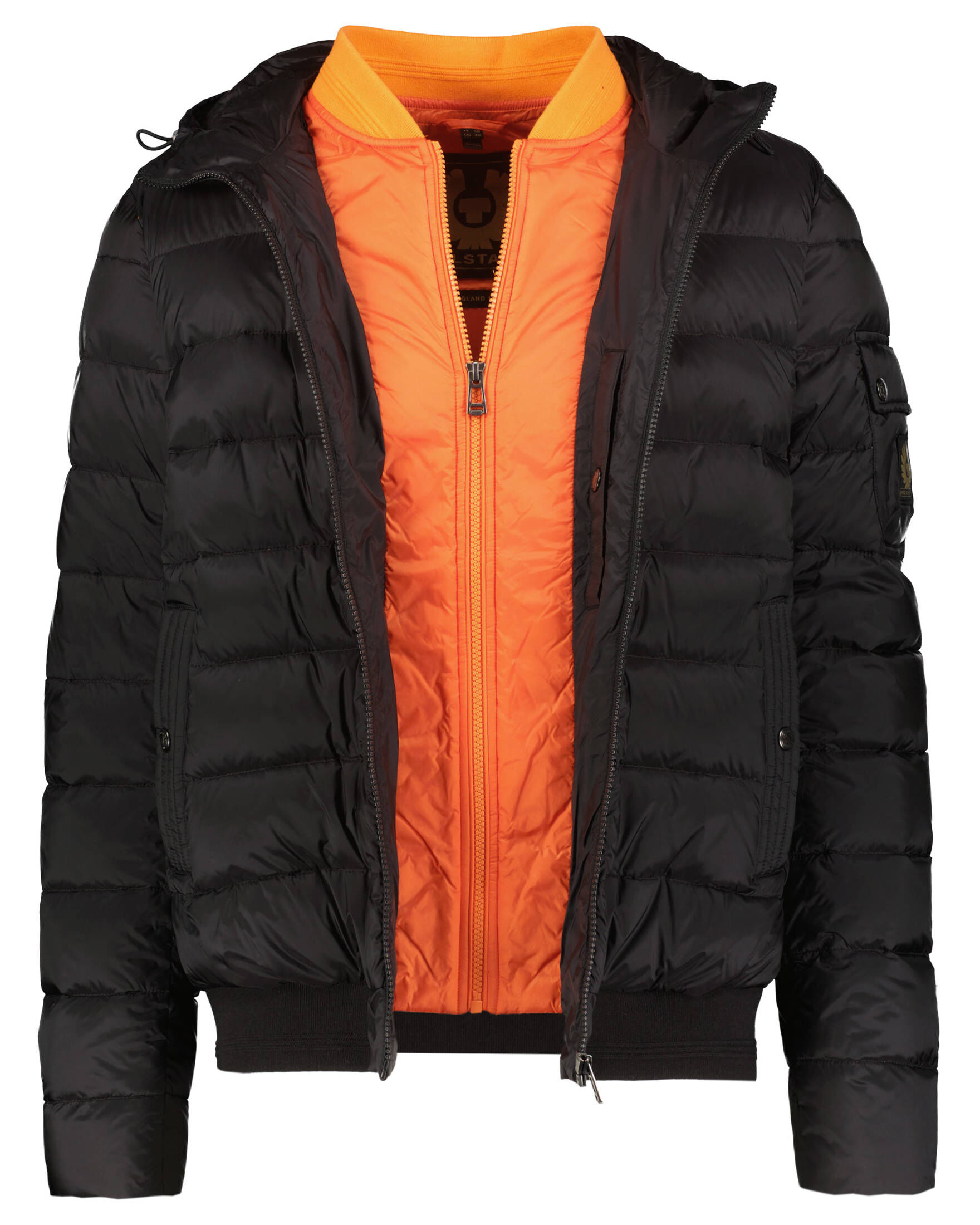 herren daunenjacke kapuze