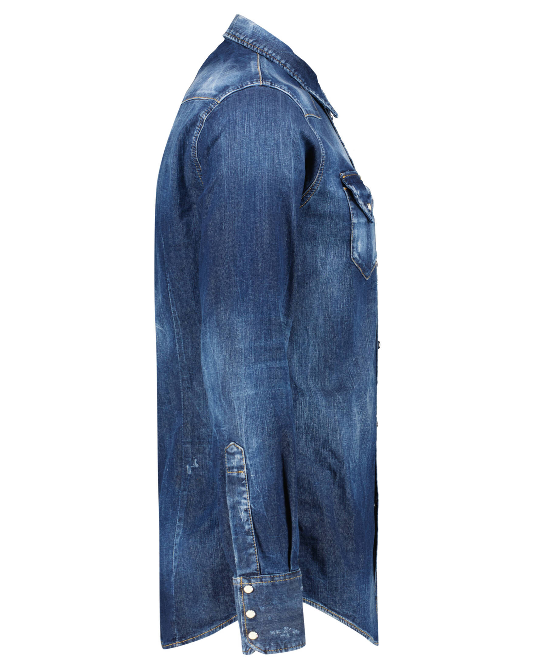 Jeanshemd Für Herren – Denim-Look Mit Kent-Kragen | Lässiges Langarmhemd Für Business Casual & Freizeit
