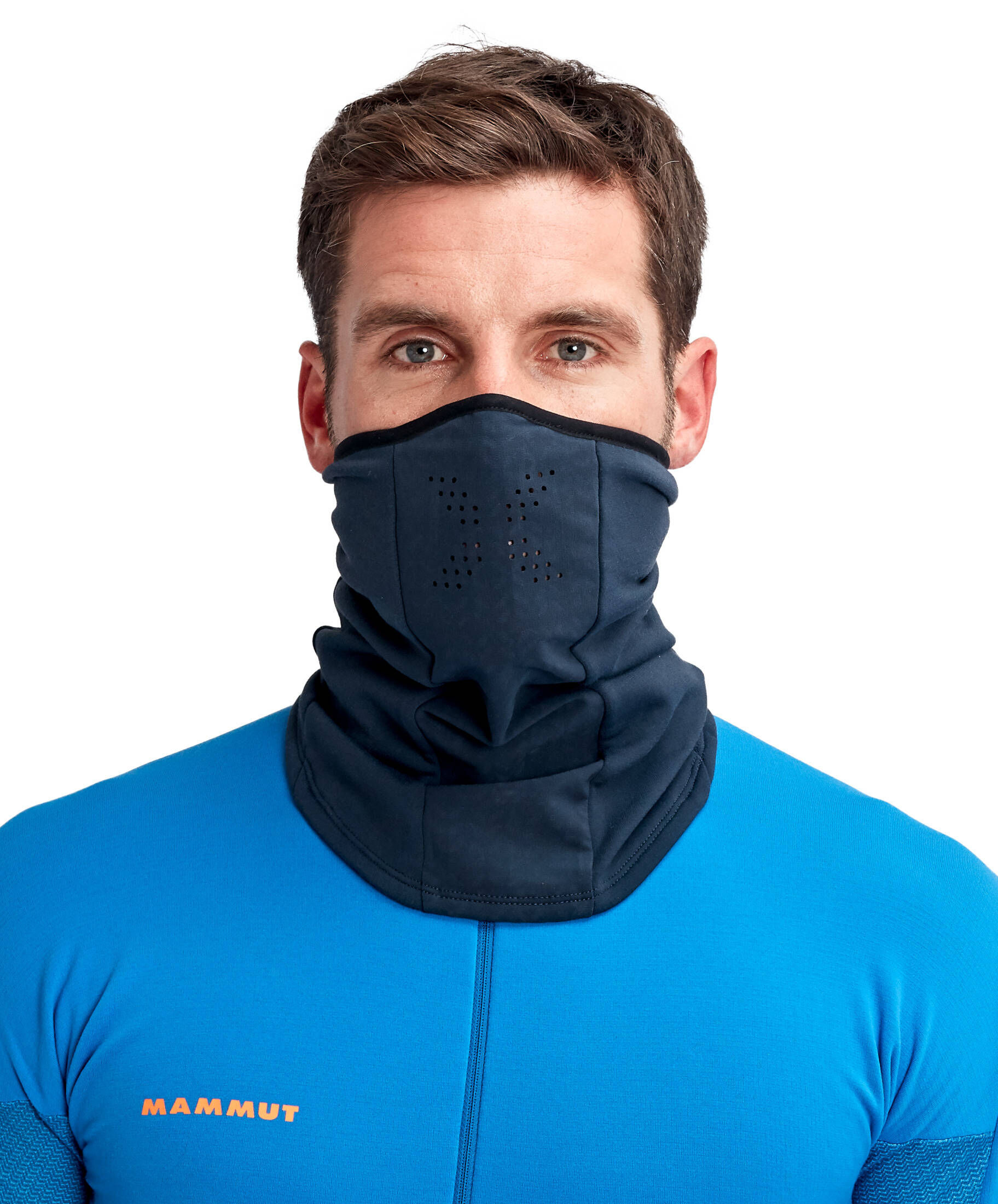 Mammut Eiswind Neck Gaiter - Scalda Collo In Polartec Power Grid Riciclato - Morbido, Elastico, Con Inserti Stormfleece E Fori Per La Respirazione - 3
