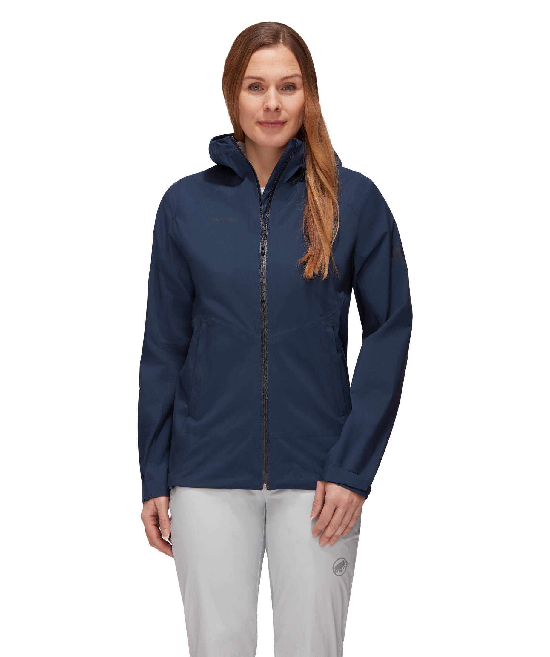 albula in hooded jacket