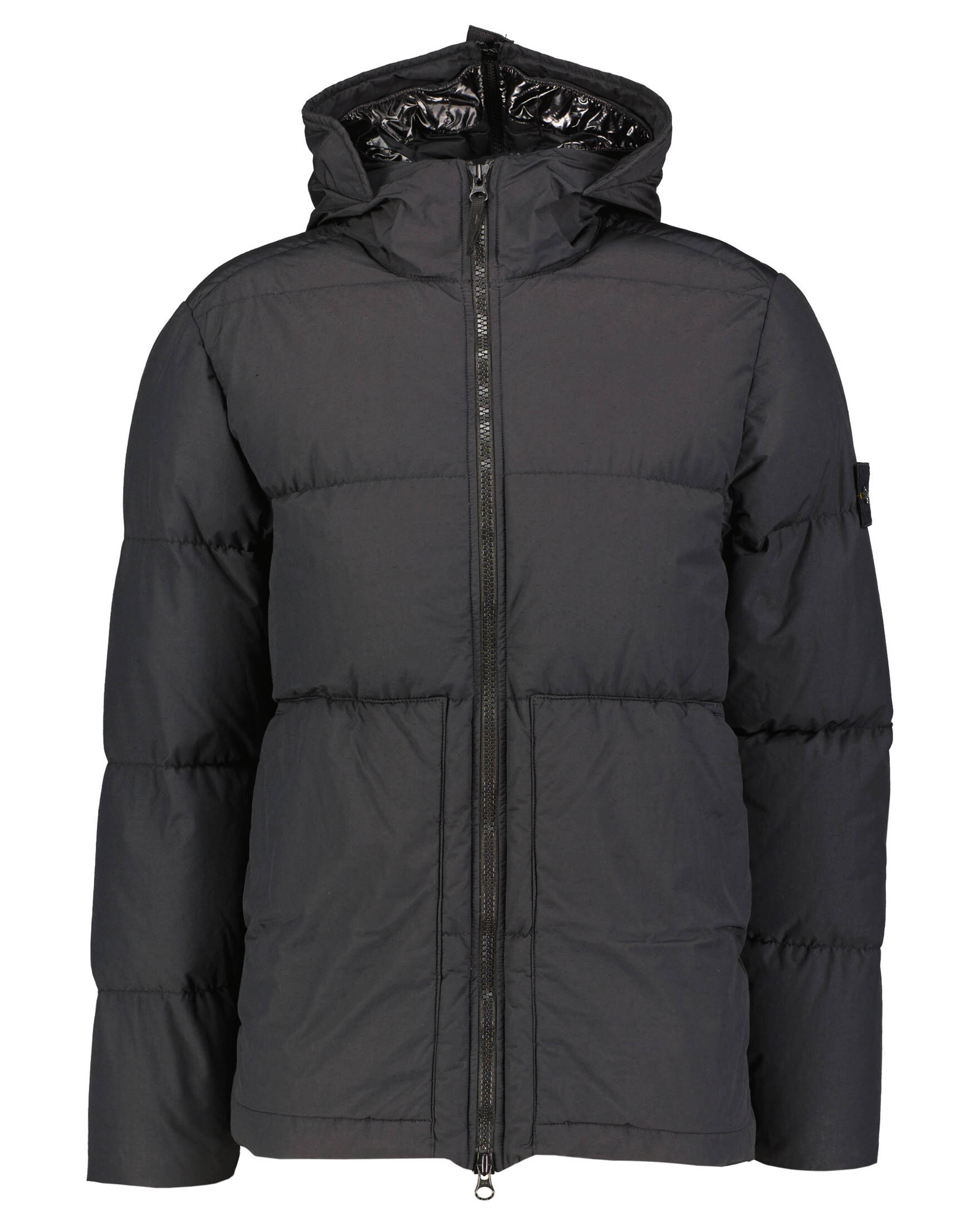 Herren Daunenjacke mit Kapuze GARMENT DYED NASLAN LIGHT WATRO DOWN 