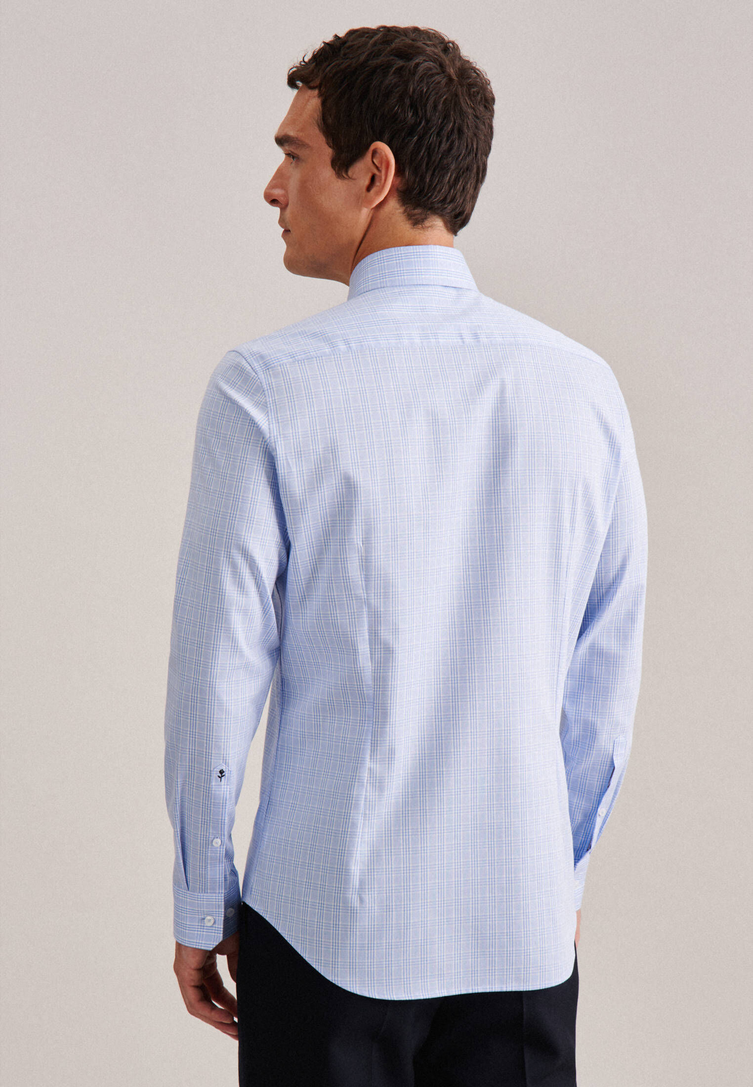 Seidensticker Herren Business Hemd Slim Fit Camicia Formale Uomo