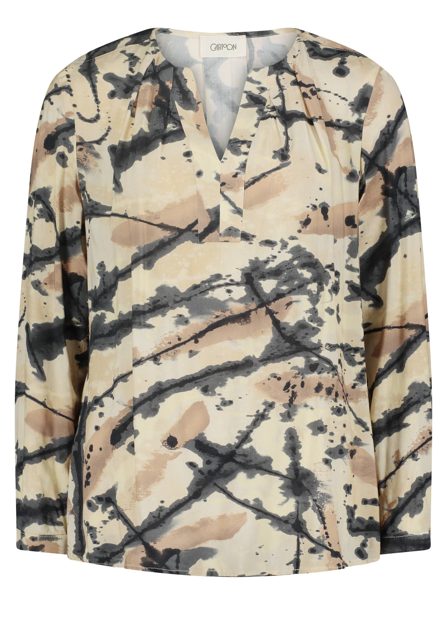 Coole Cartoon Bluse Für Damen - Lässiger Style Mit Grafischem Muster