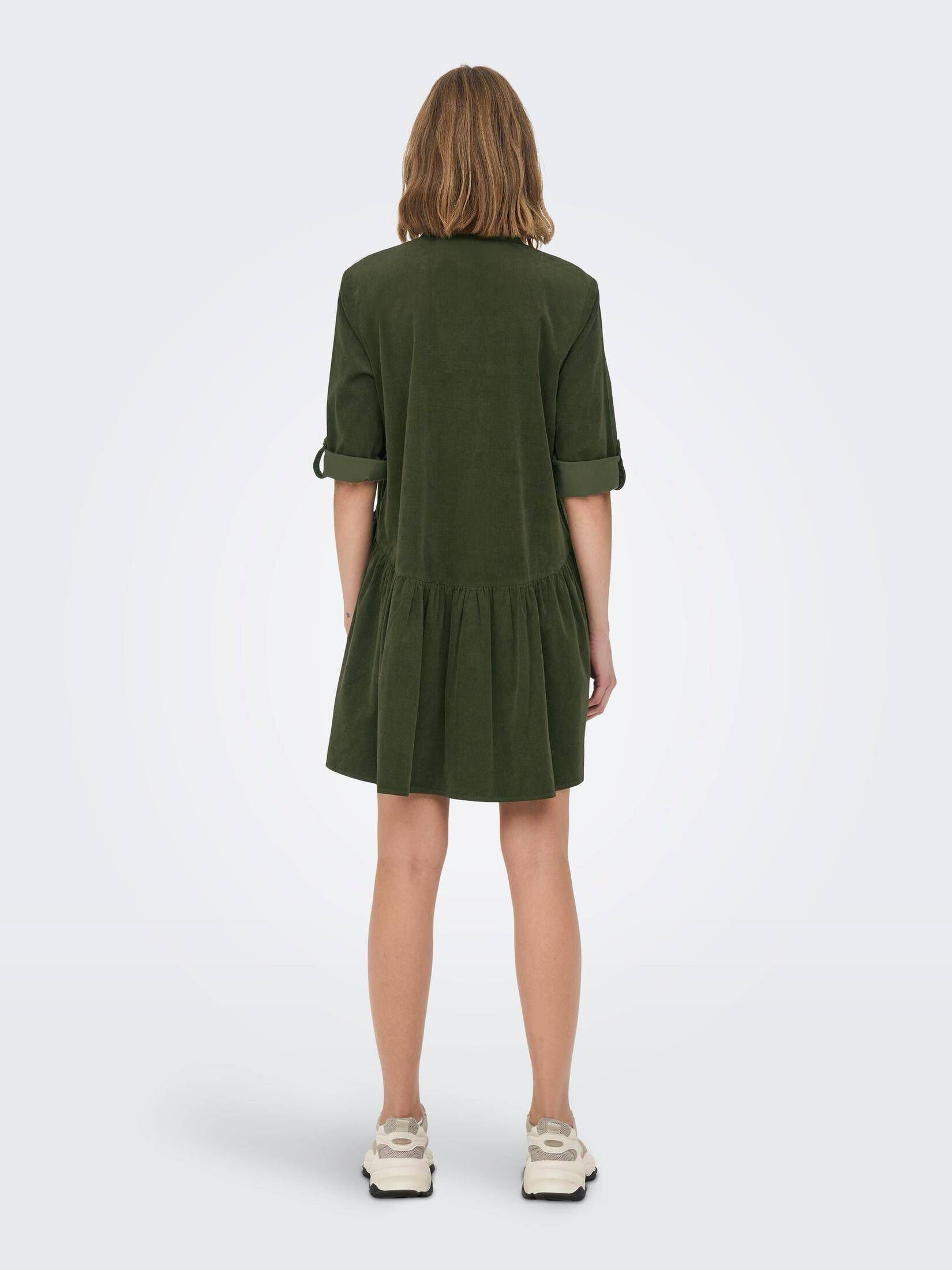 Damen Cordkleid mit Langarm