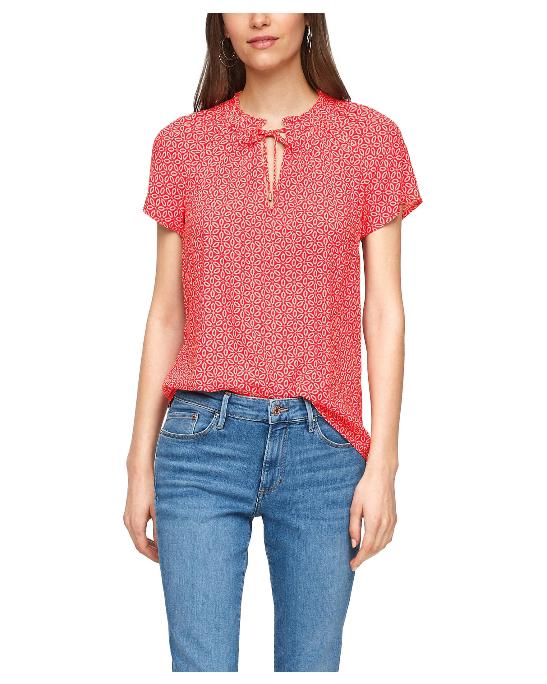 S.Oliver Damen Bluse Mit Langen Ärmeln | Ohne Verschluss & Mit Gummizug | Bequeme Alltagsbluse