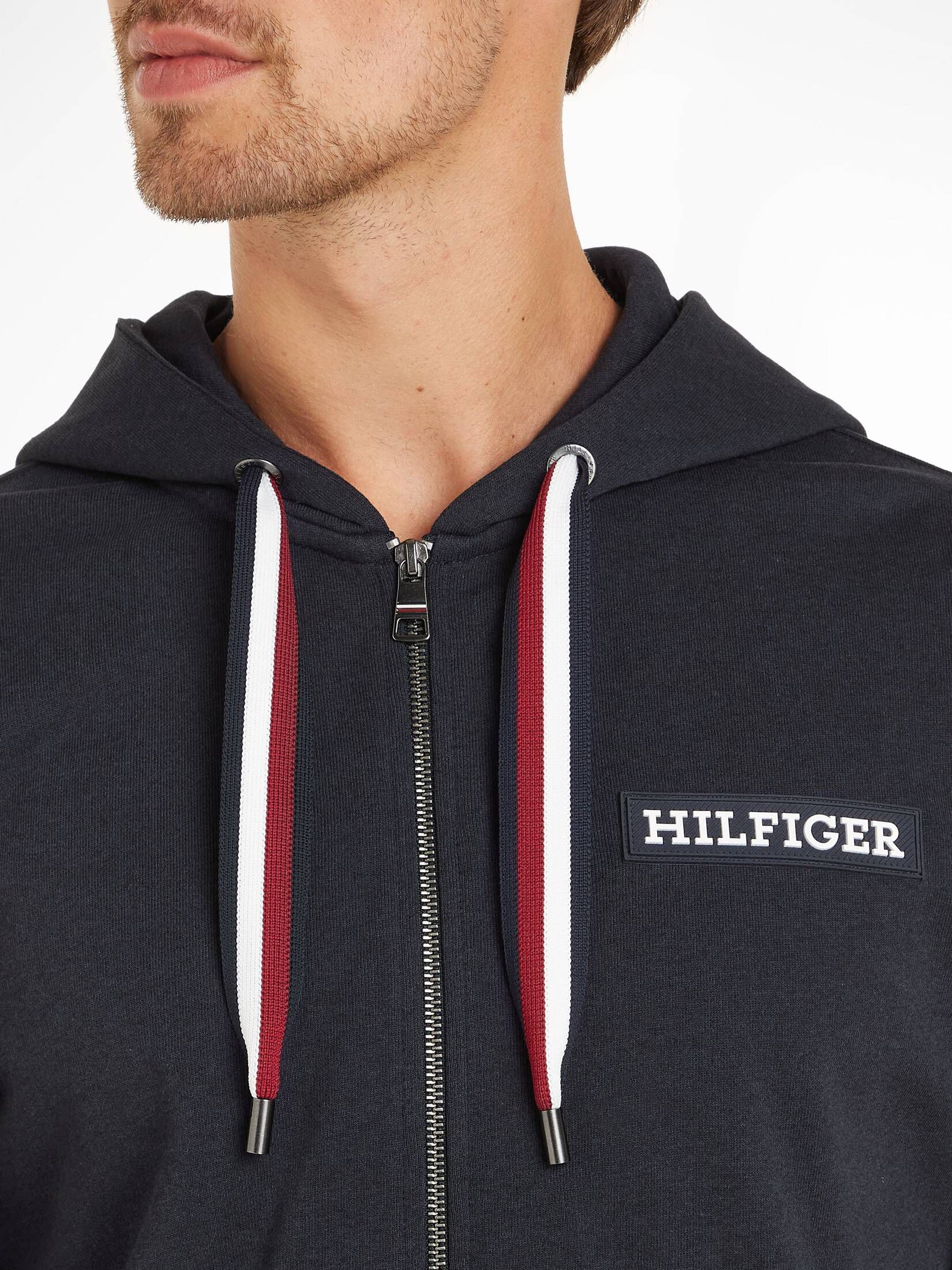 Spannende Tommy Hilfiger Herren Sweatjacke Ebenbild