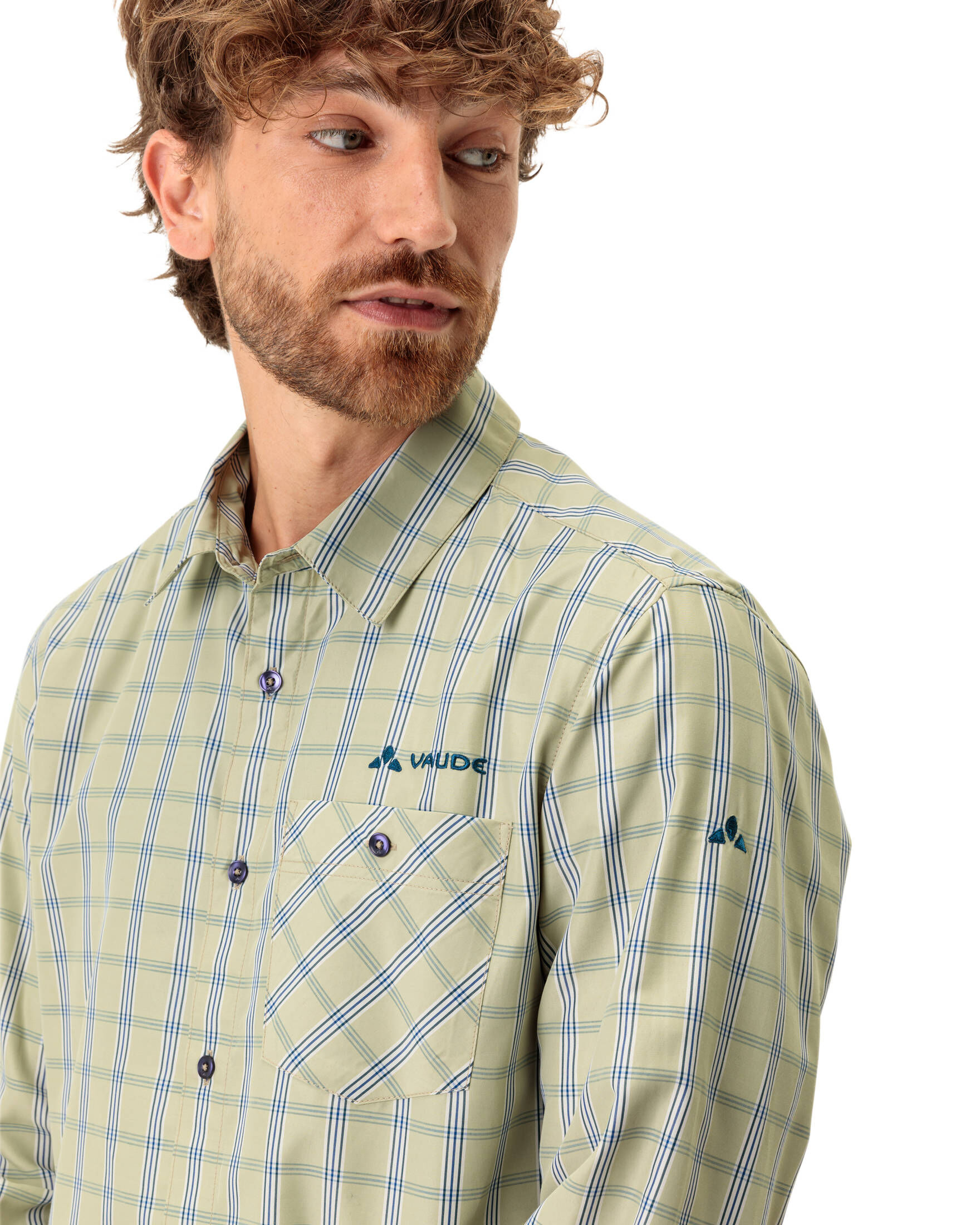 VAUDE Herren Langarmhemd - Sportliches Freizeithemd ökologisch