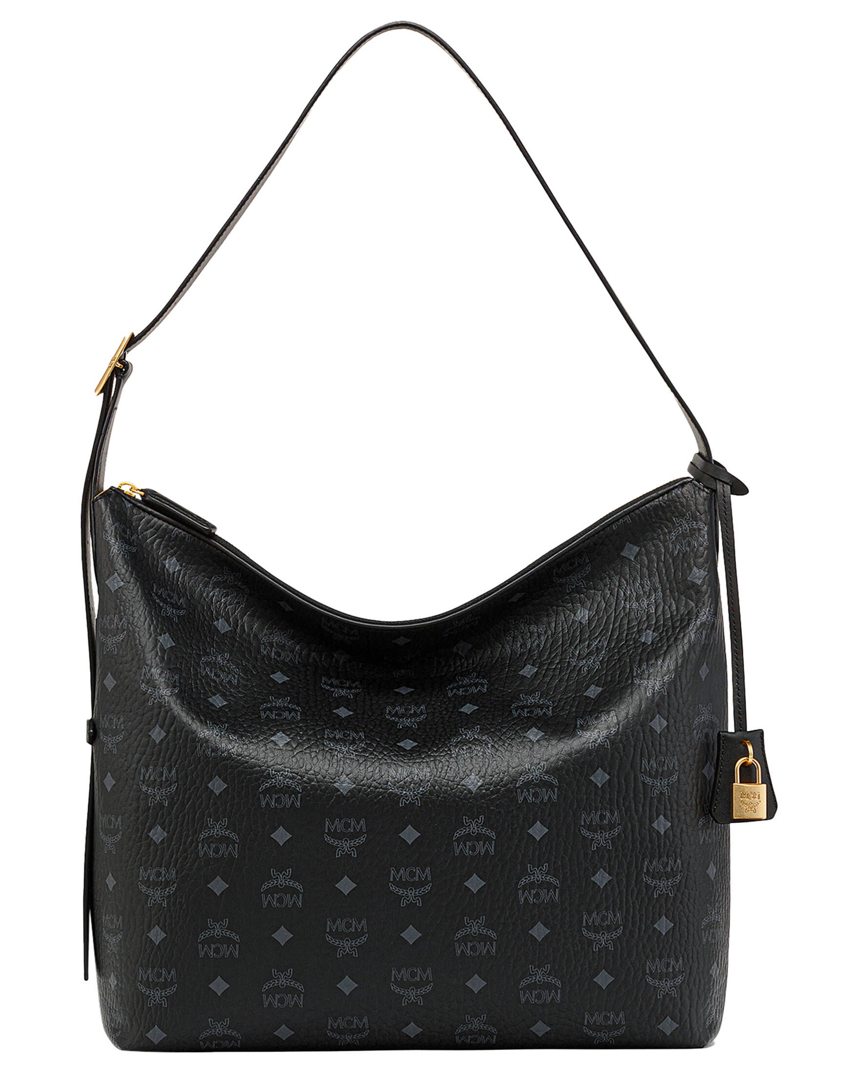 MCM Damen Schultertasche AREN HOBO Large in Schwarz kaufen | engelhorn 