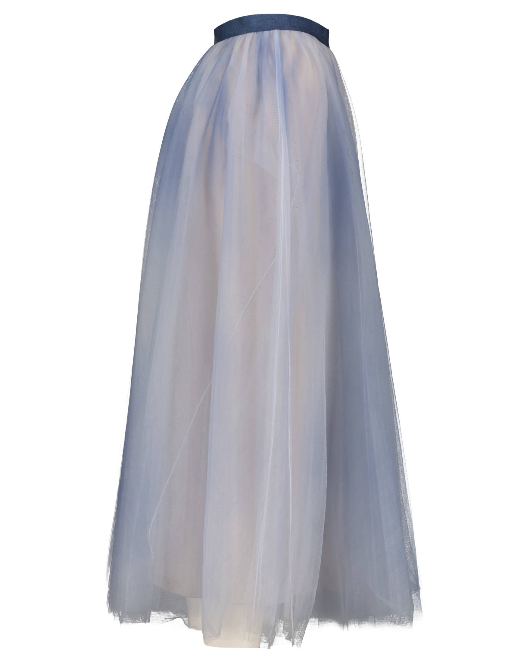 Damen Tüllrock – Weit Schwingend, Mit Gummibund, Ca. 90 Cm Lang, Gefüttert