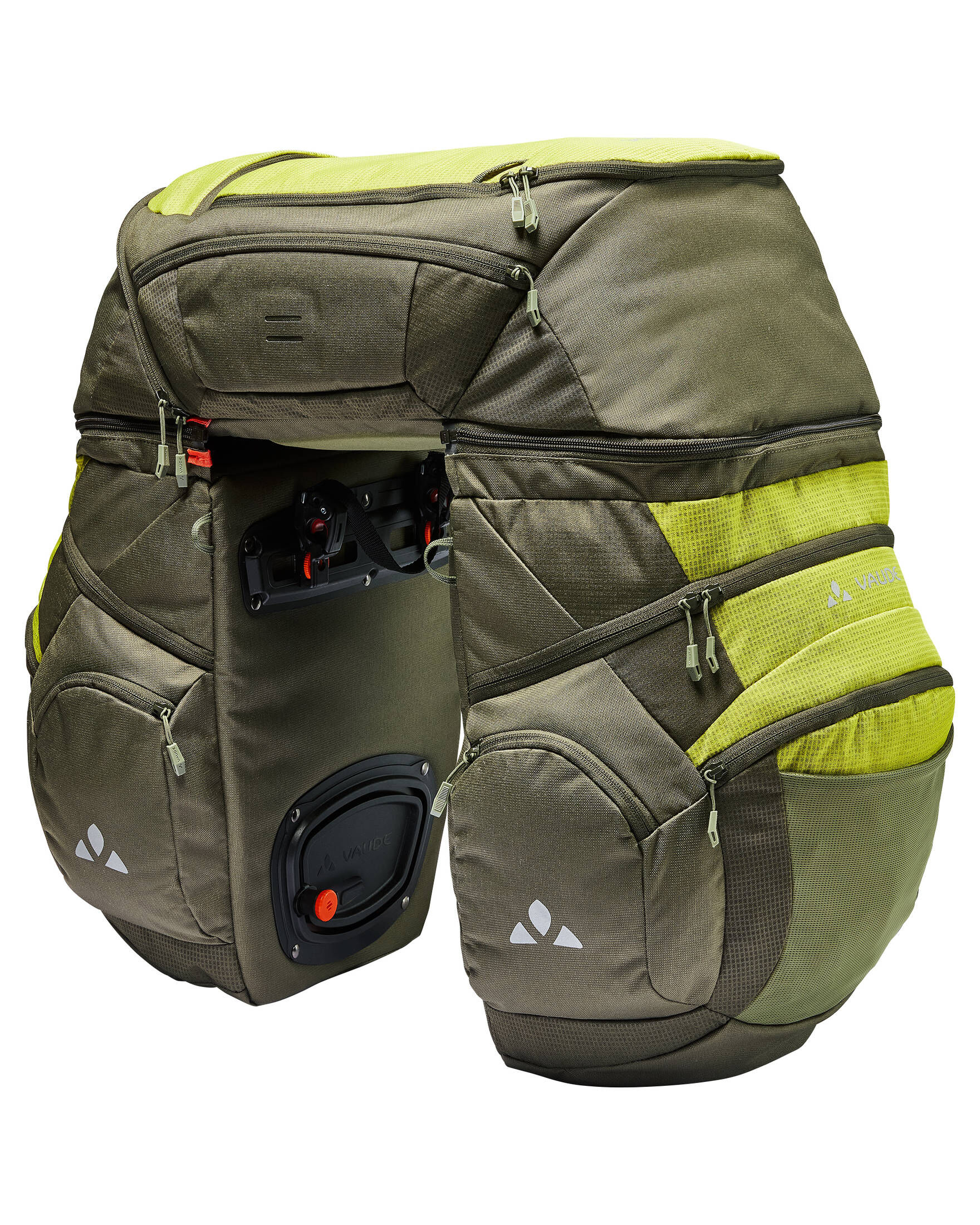VAUDE RT-Hinterradtaschen TwinZipper – Praktische Doppeltaschen Für Stadtradler, Klimaneutral