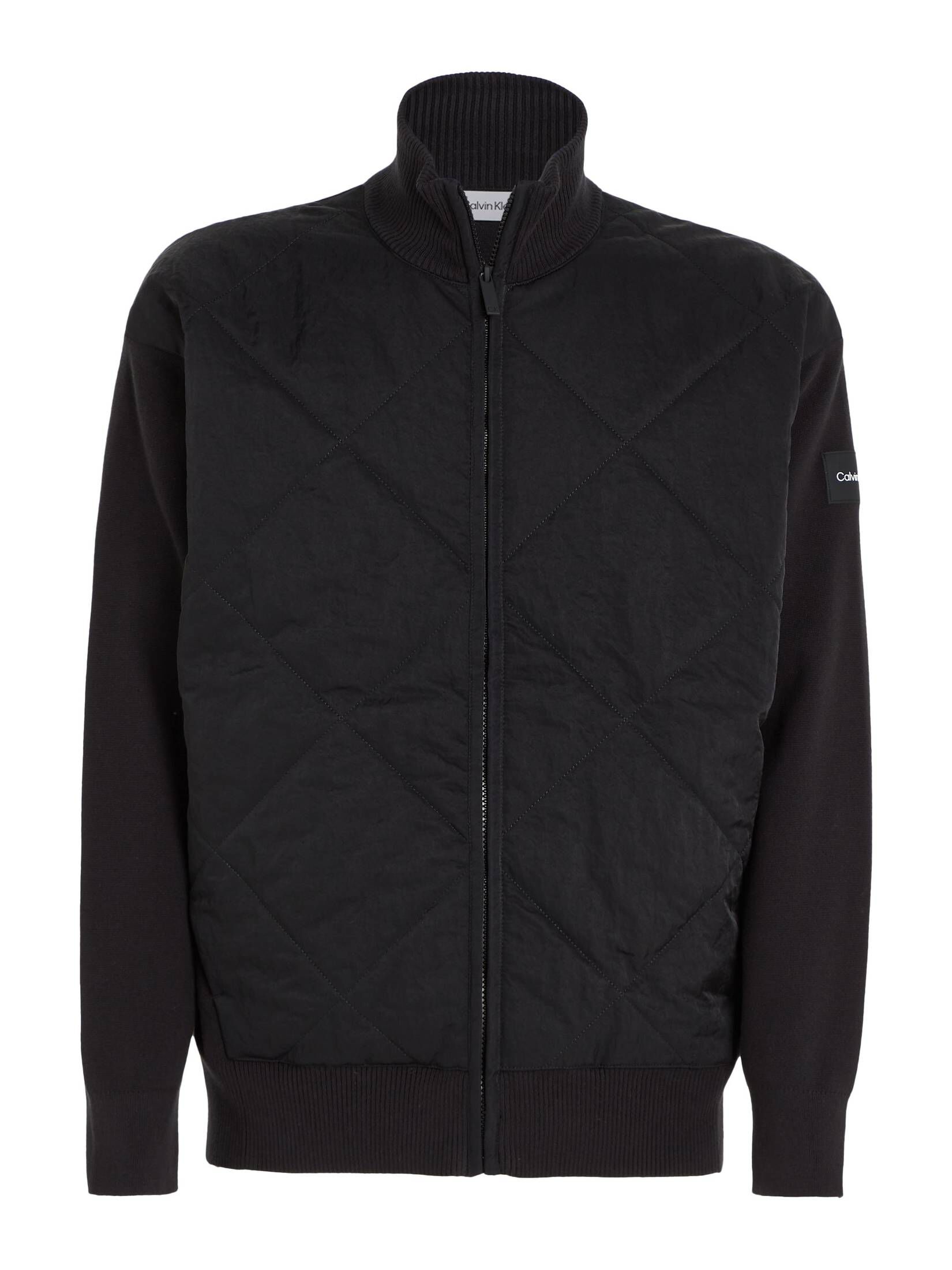 CALVIN KLEIN Herren Strickjacke MIX MEDIA ZIP THROUGH JACKET kaufen