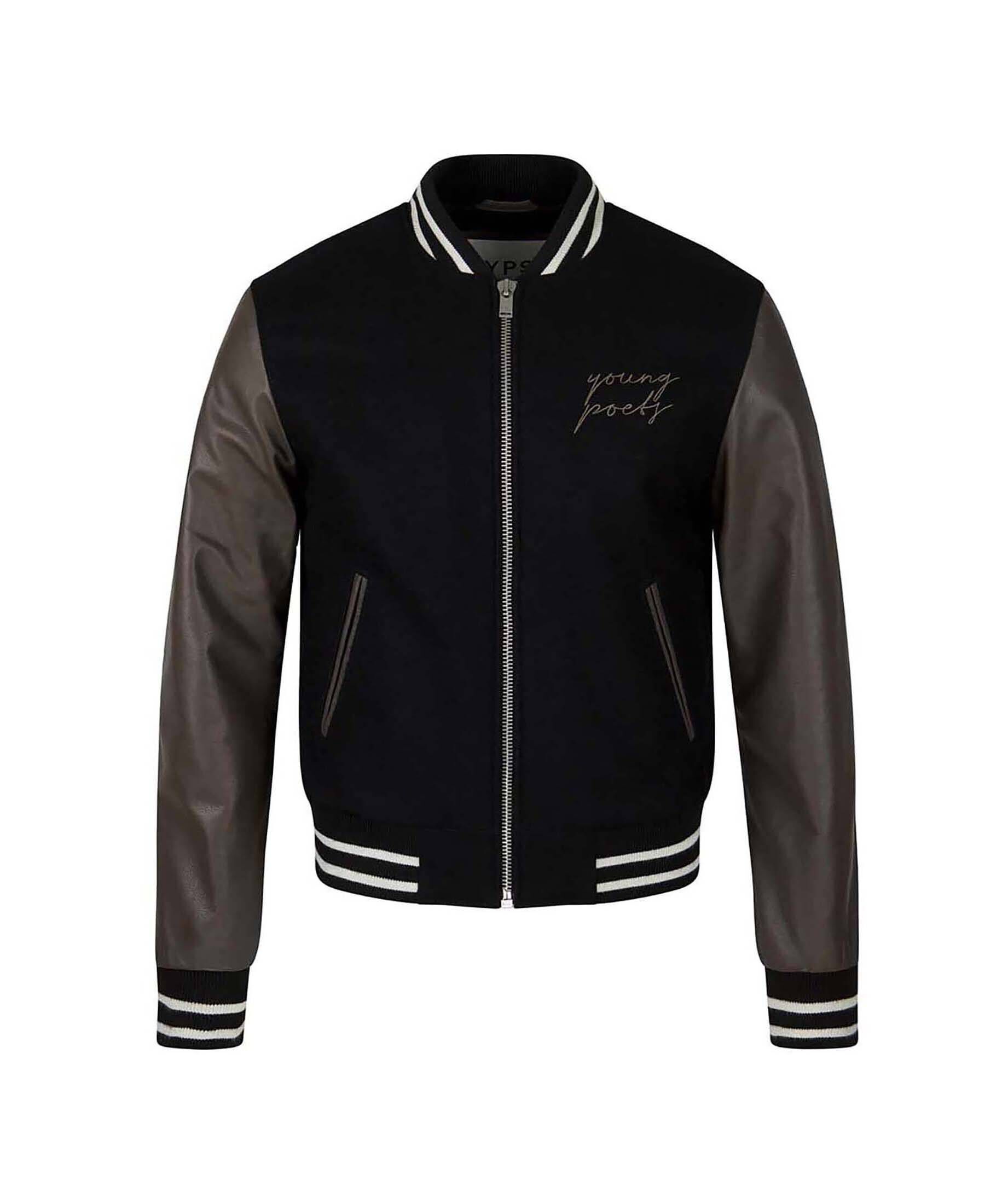 Young Poets Herren Bomberjacke Axl mix 224 in Schwarz kaufen 