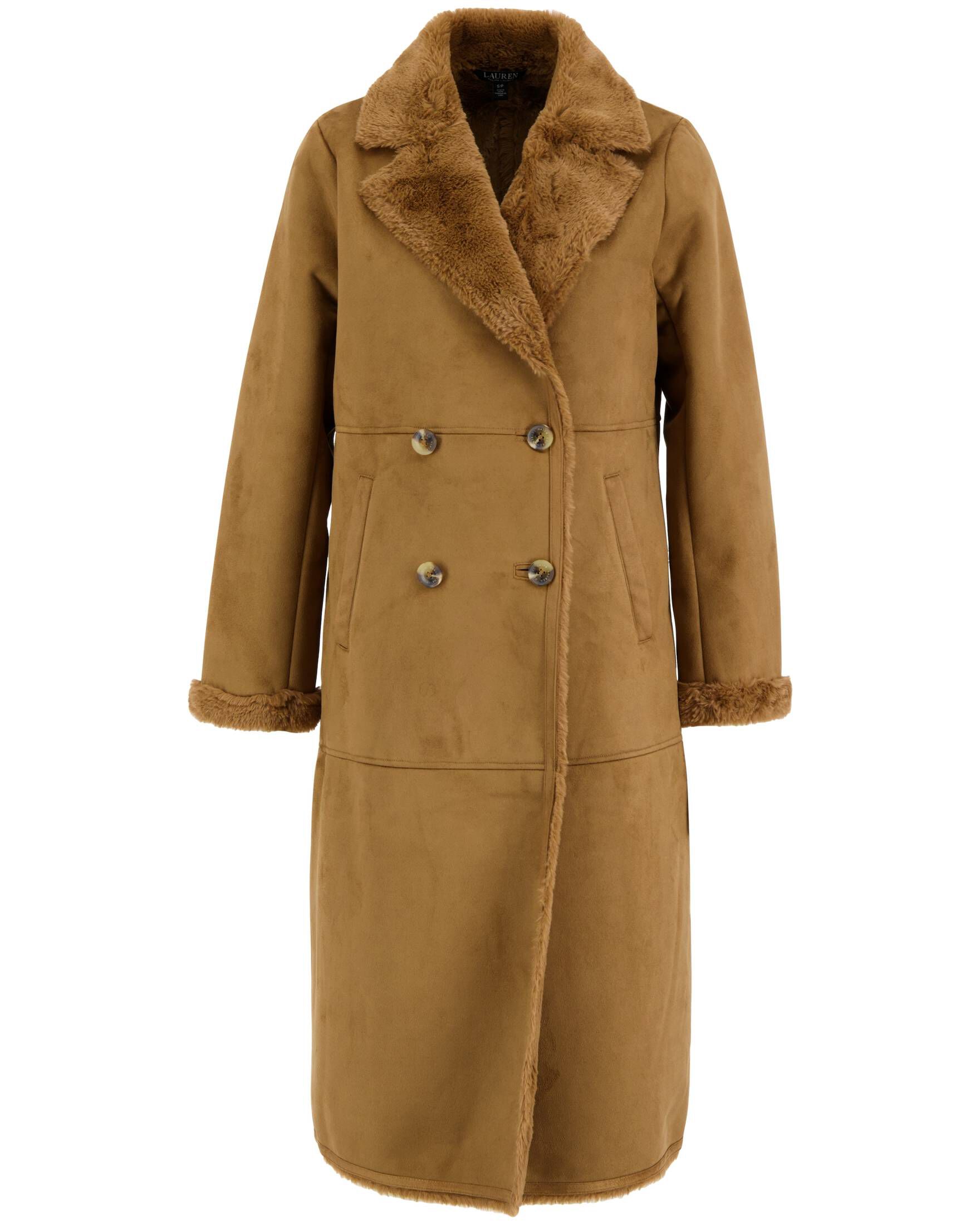 Kunstpelz Mantel Mantel Kunstfell Beige Beige Mango Mantel Fell