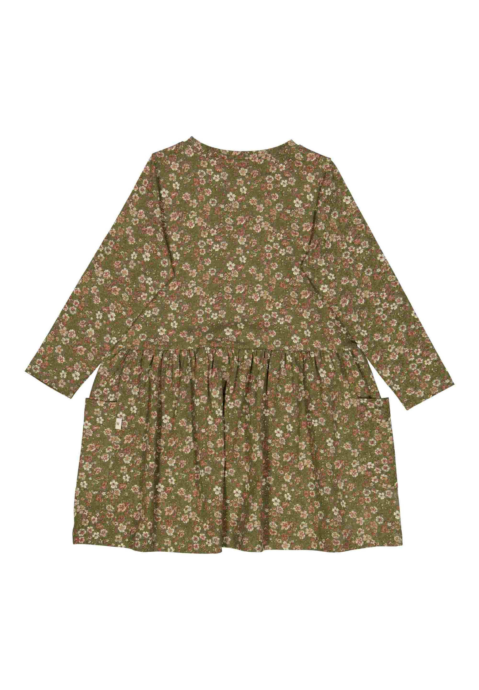 NAME IT Baby Mädchen Kleid Langarm - Bio-Baumwolle Mit Blumendruck