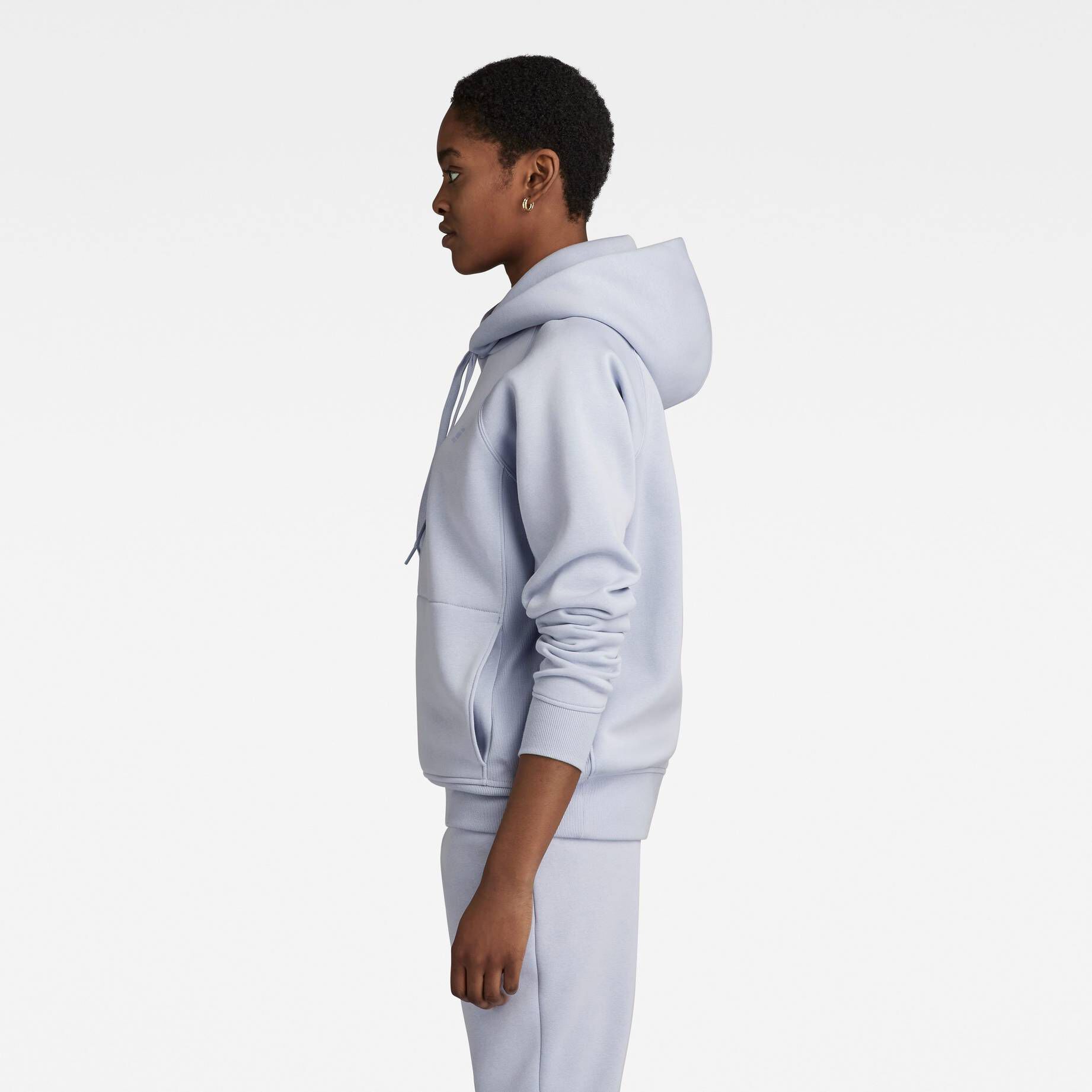 G-STAR RAW Damen Premium Core 2.0 Hooded Sweatshirt – Mit Kapuze, überkreuzter Front & Kängurutasche