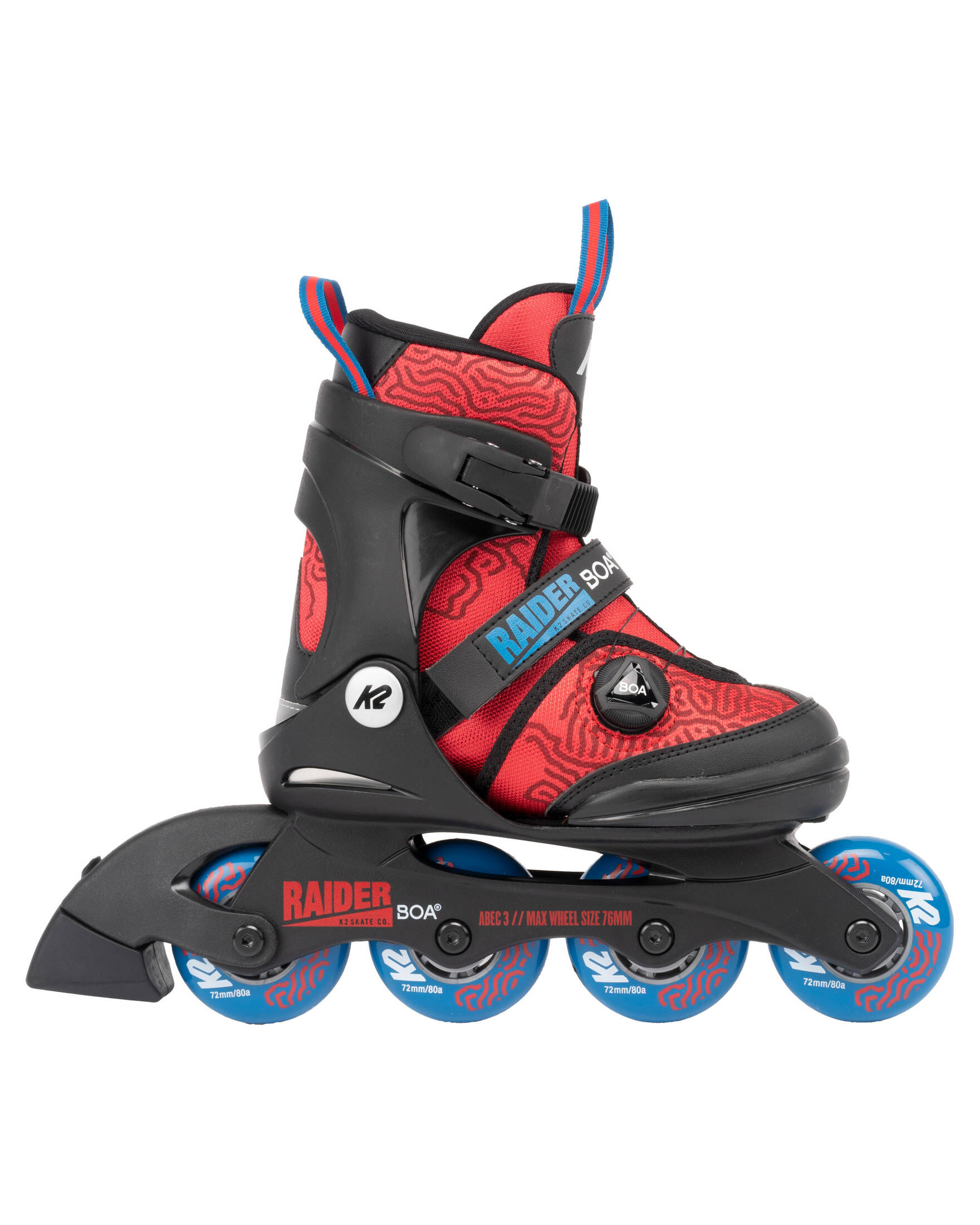 Kids Inline Skates Boys Rollerblades K2 Raider Adjustable Inline