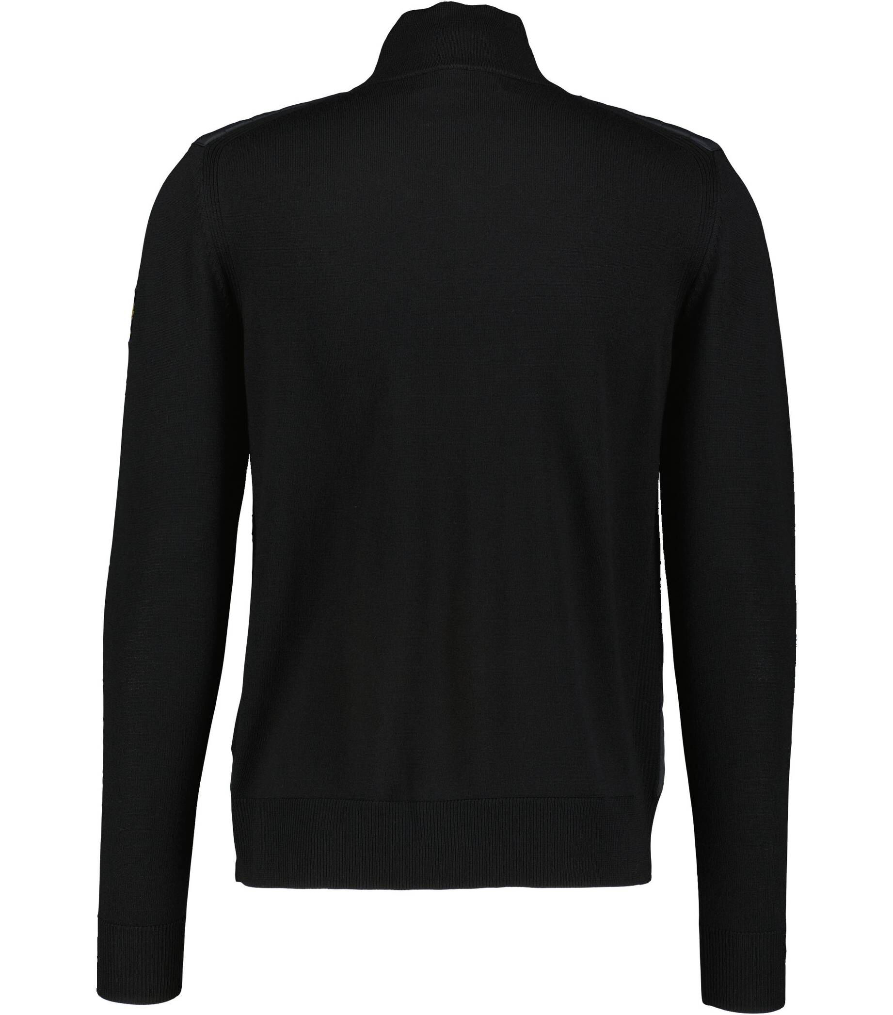 Schwarzer Cardigan Herren - Leichter Kimono Poncho Sommer