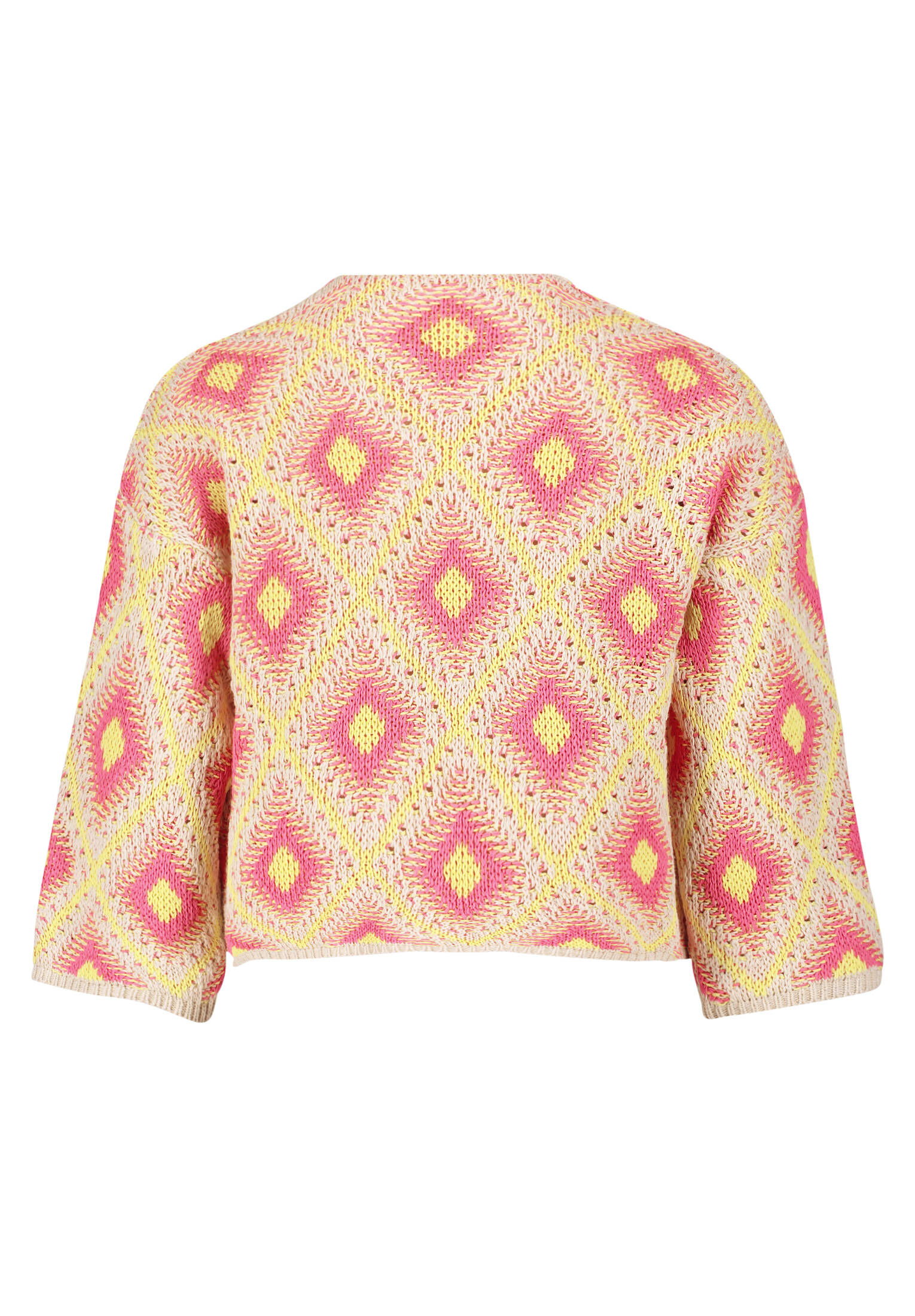 Damen Strickjacke 3/4-Ärmel - Leichte Offene Cardigan Lässig Weich