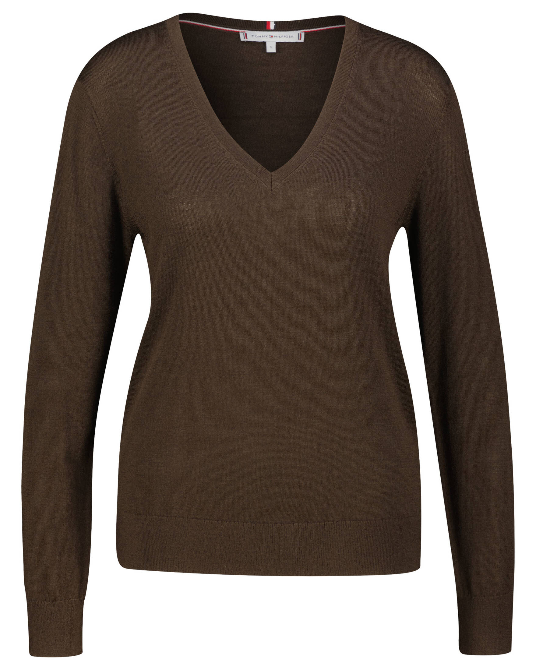 V Neck Tommy Hilfiger Damen Pullover Cashmere Tommy Hilfiger V