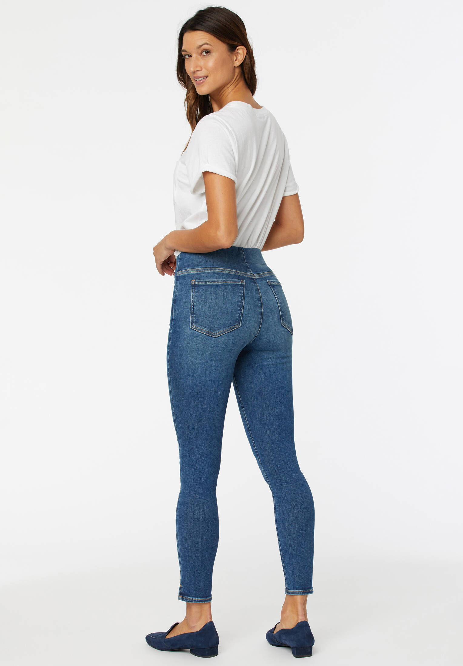 Damen Jeans Spanspring Pull-On Skinny Ankle