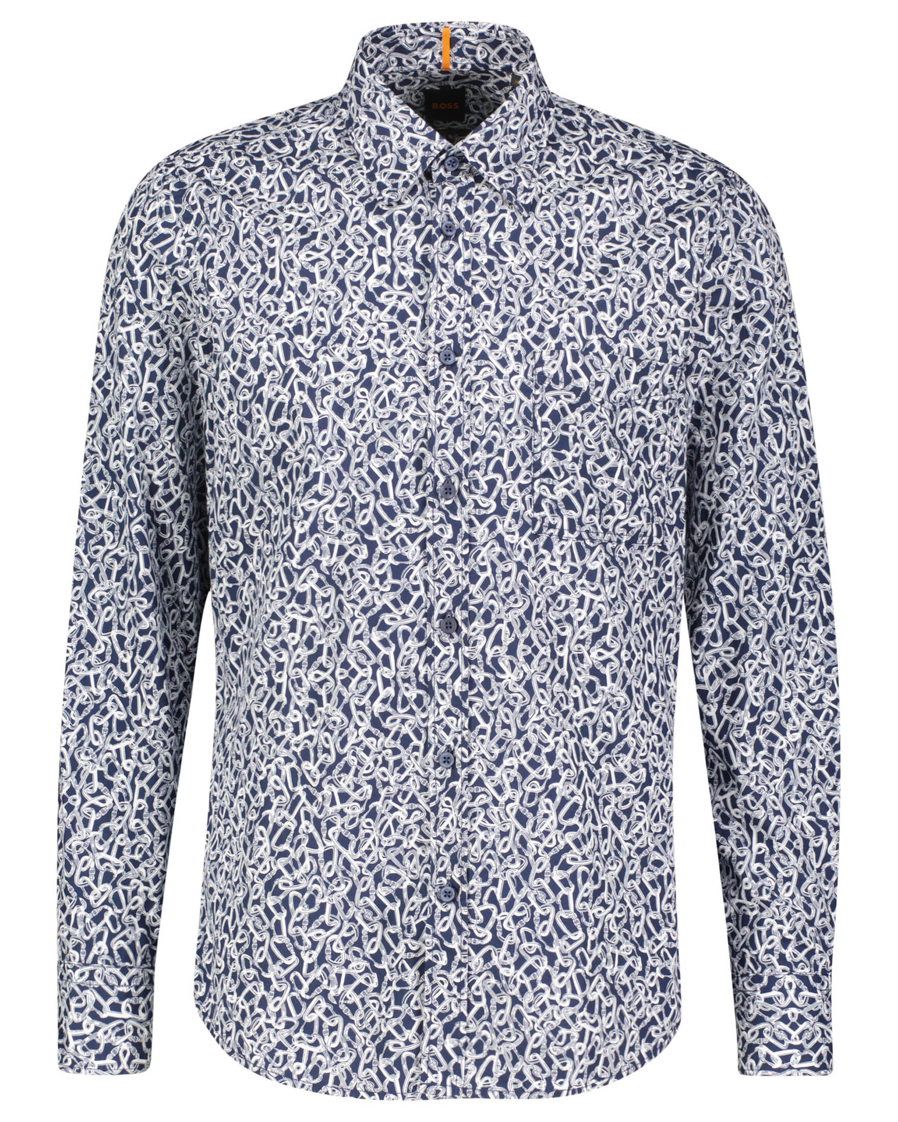 BOSS Herren Hemd Relegant 6-Short – Regular Fit Aus Baumwoll-Popeline, Kurzärmlig